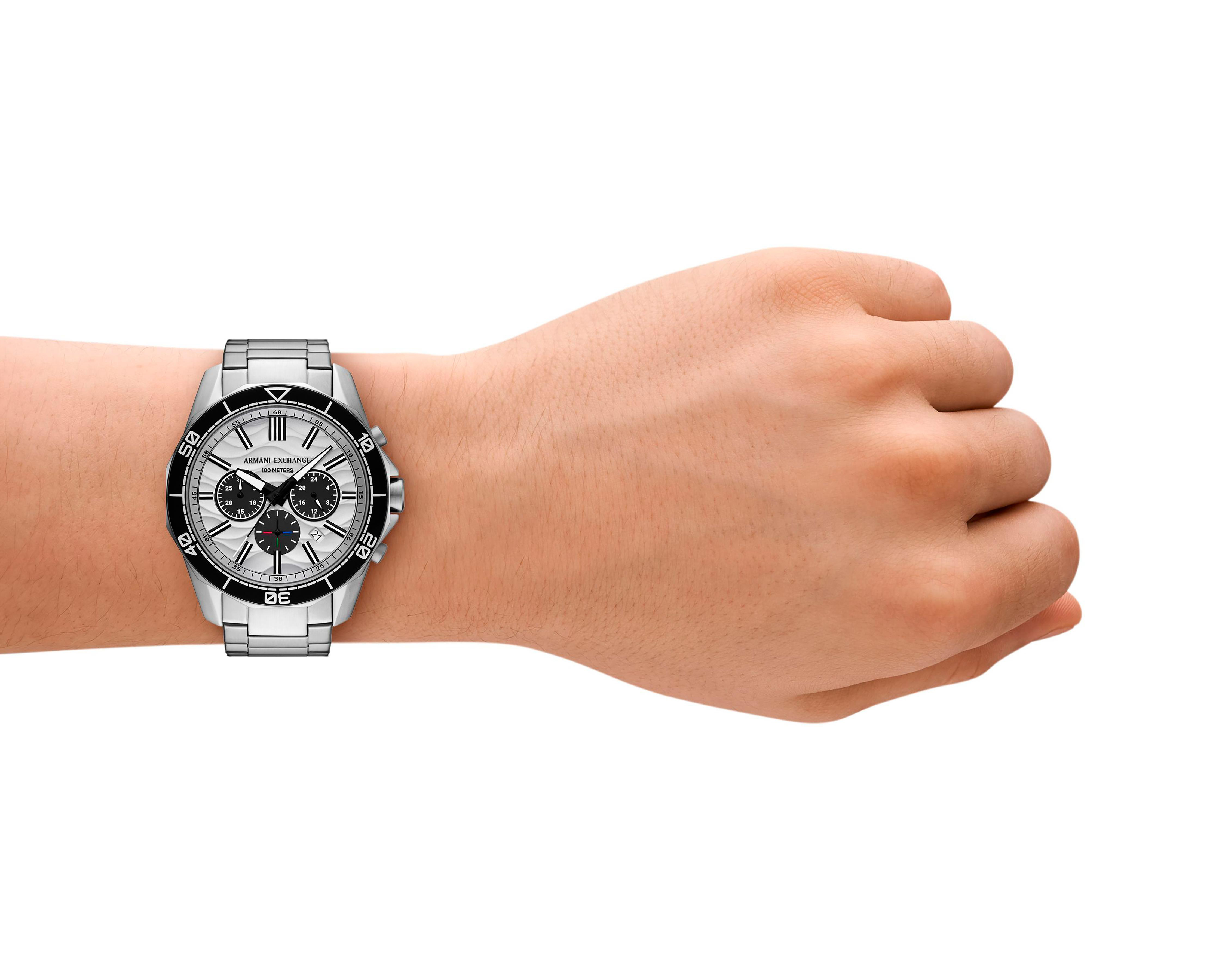 Foto 6 pulgar | Reloj Armani Exchange para Hombre AX1969 Plateado