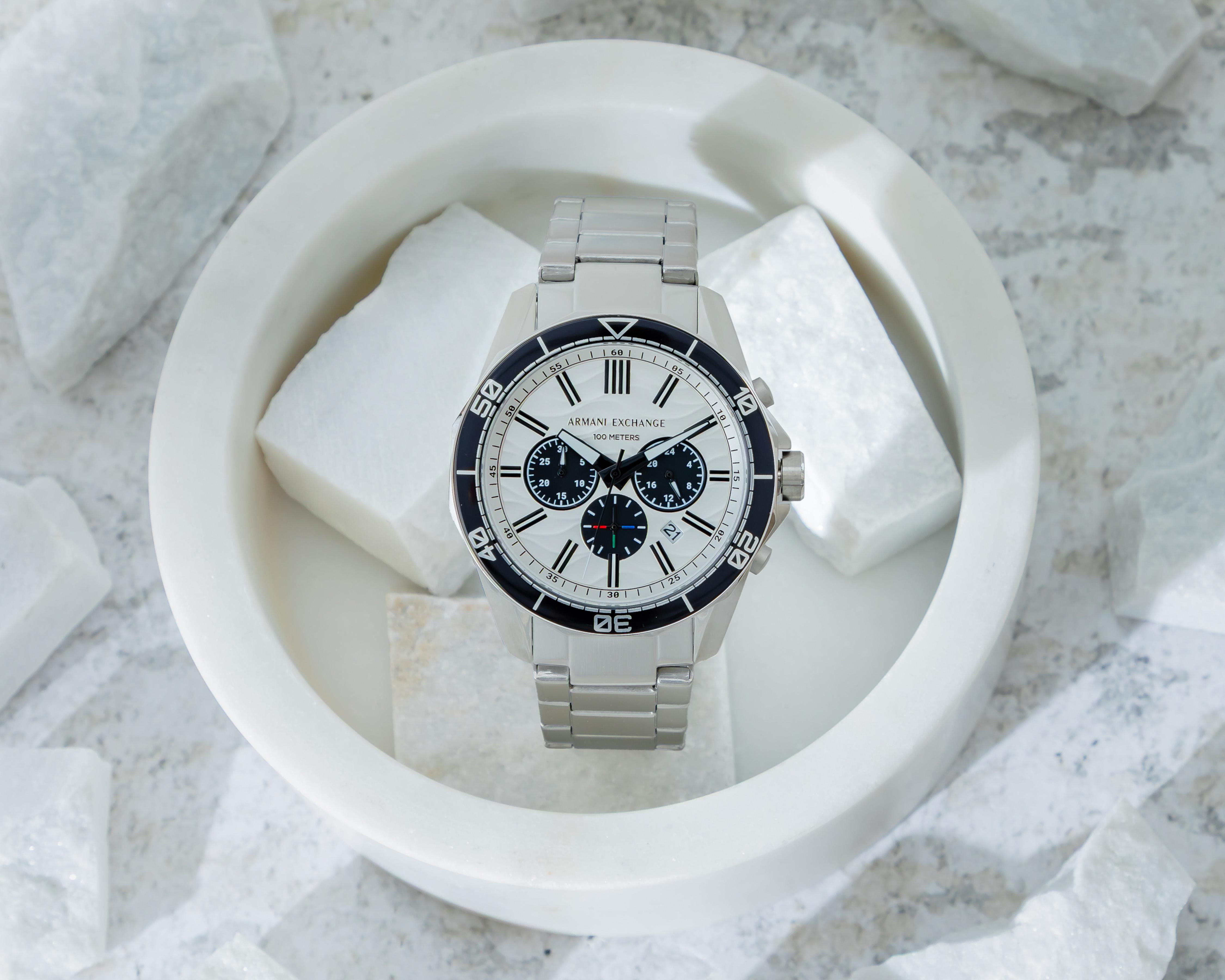 Foto 8 pulgar | Reloj Armani Exchange para Hombre AX1969 Plateado