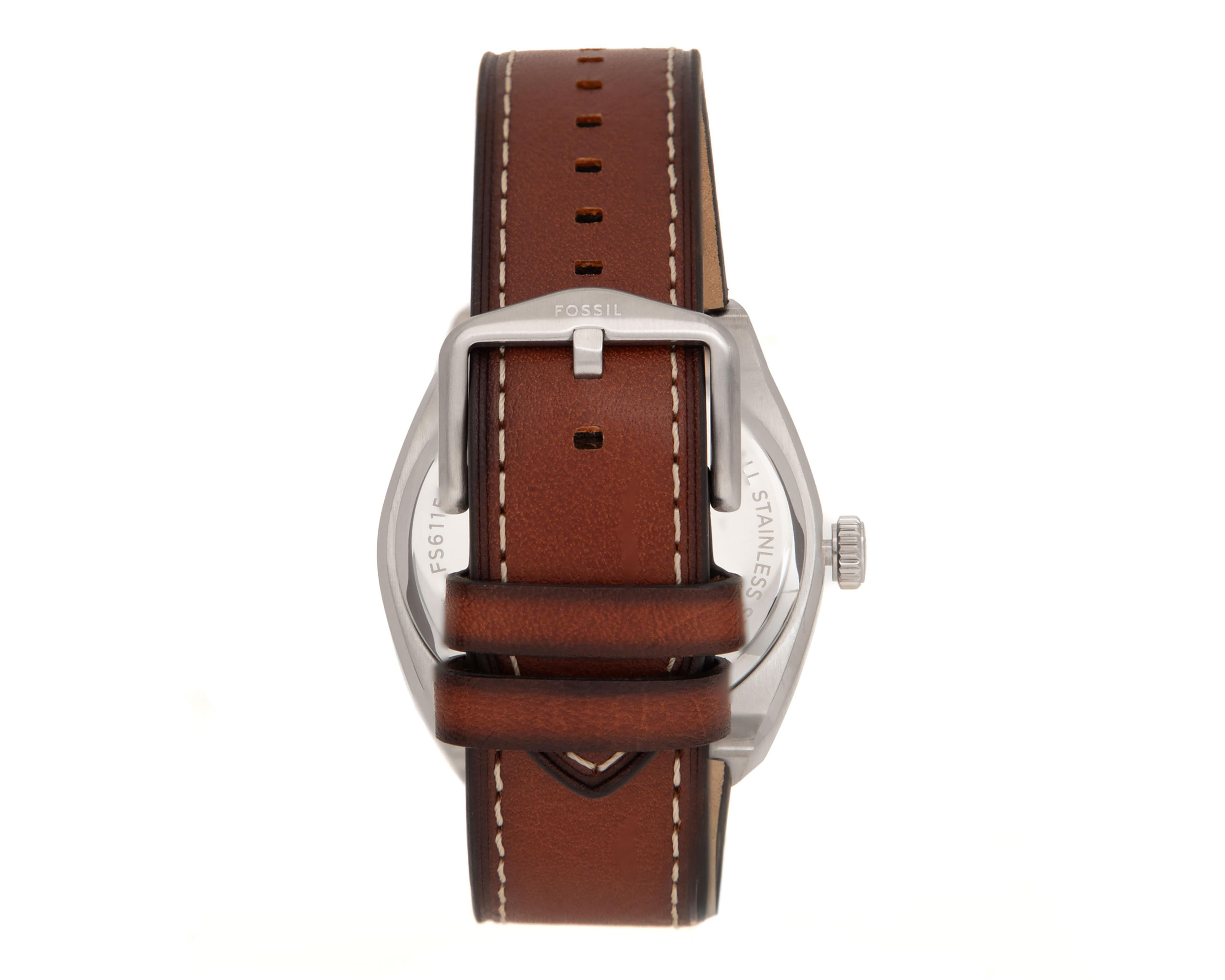 Foto 4 pulgar | Reloj Fossil para Hombre FS6115 Plateado