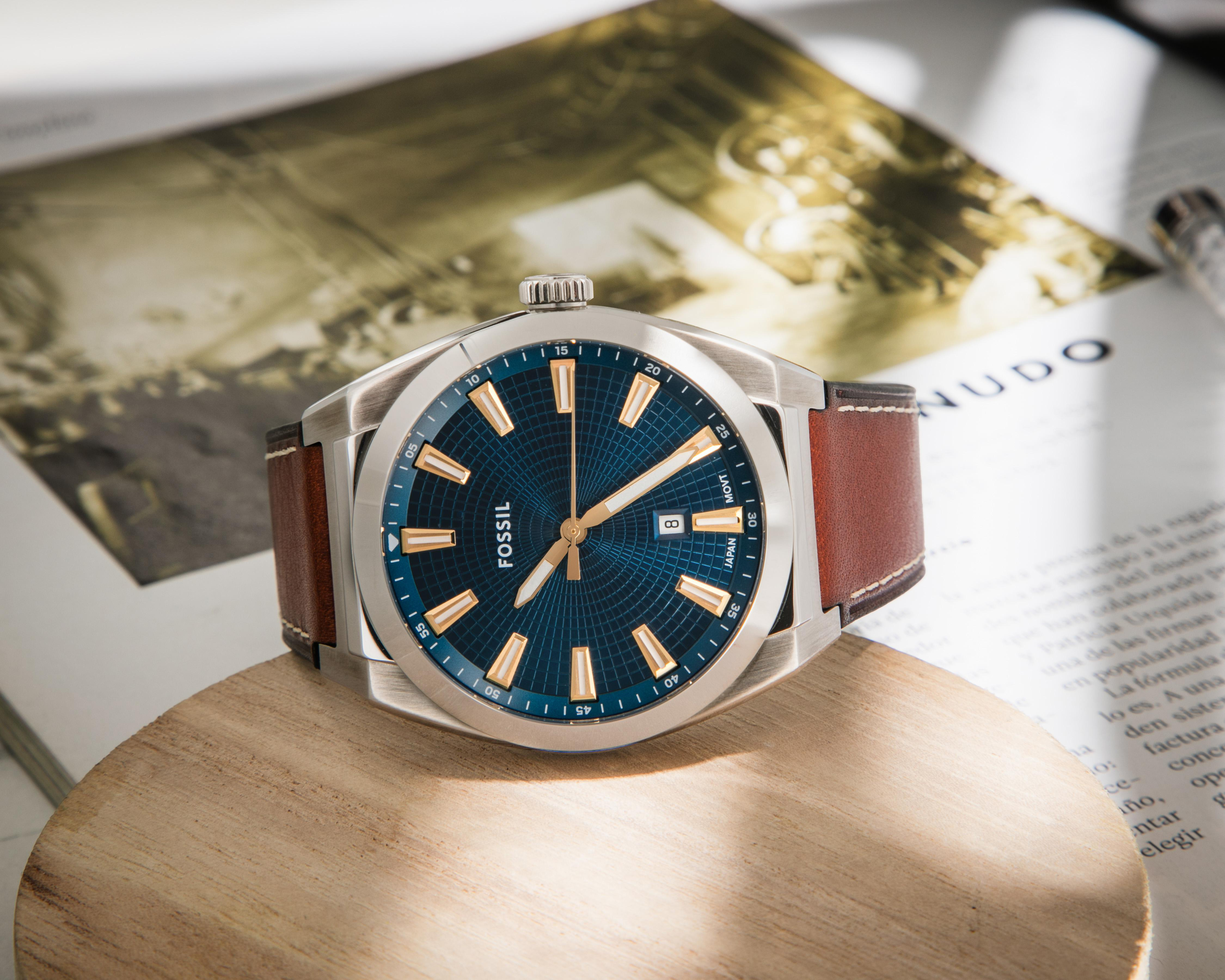 Foto 7 pulgar | Reloj Fossil para Hombre FS6115 Plateado