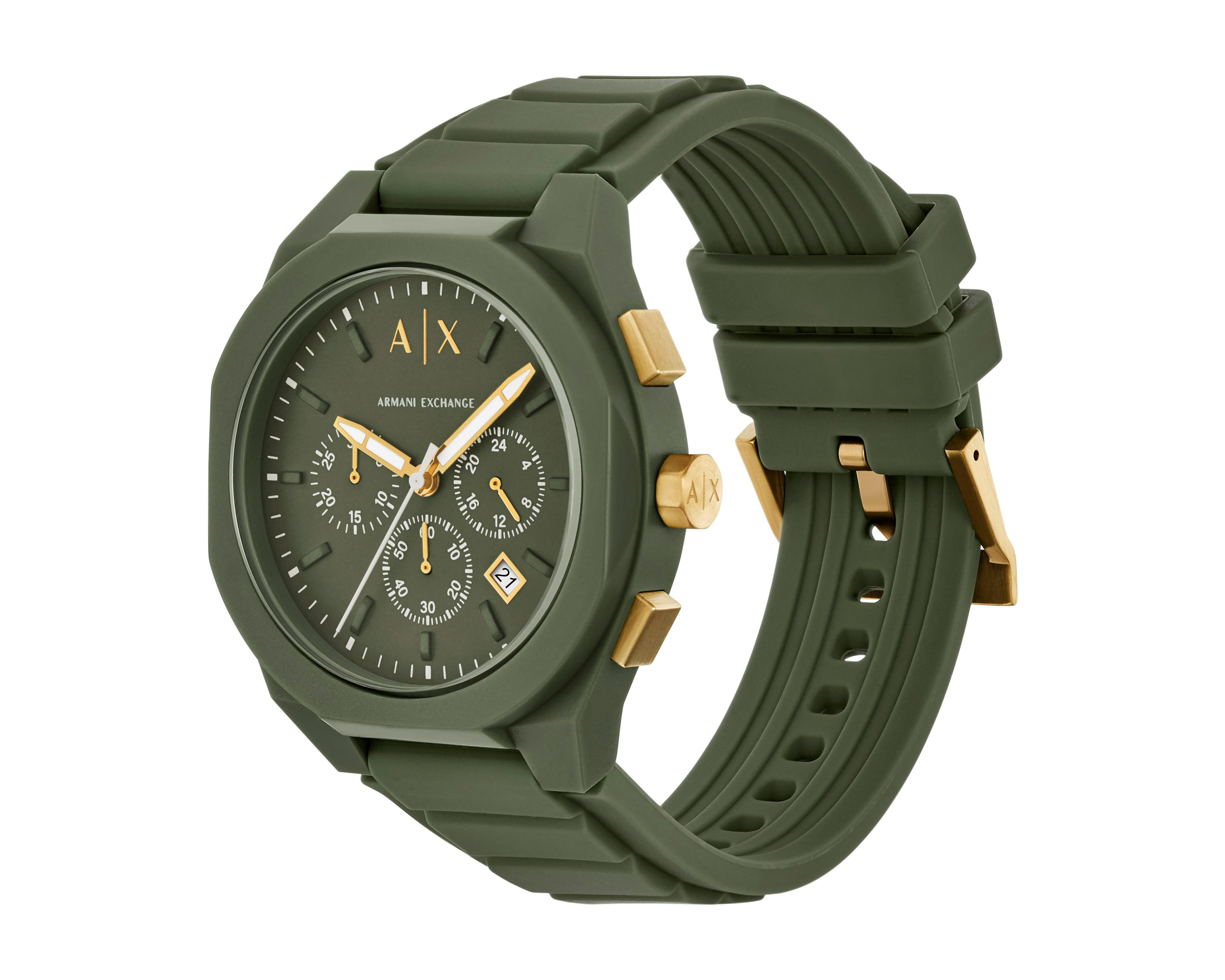Foto 4 | Reloj Armani Exchange para Hombre AX4169 Verde