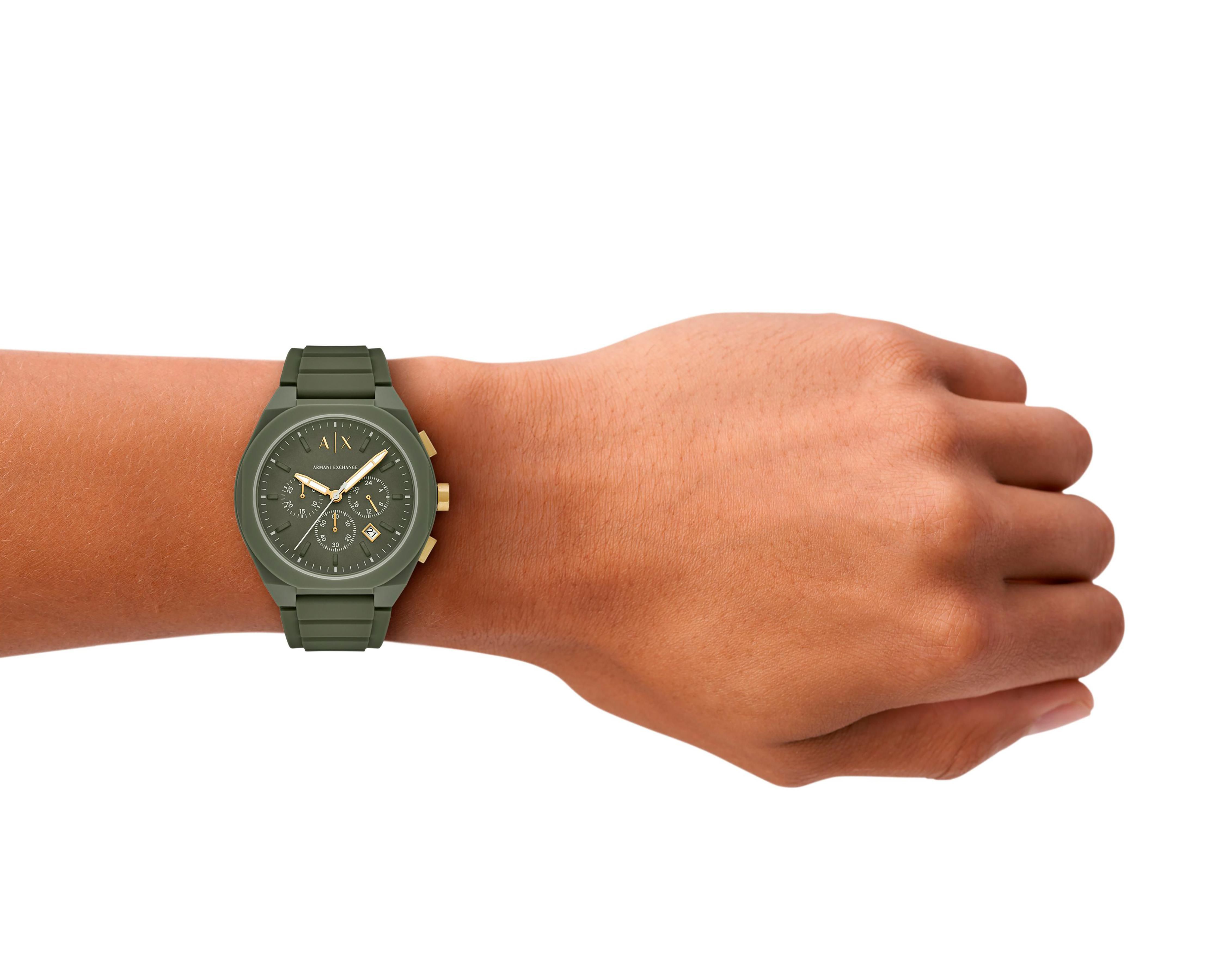 Foto 5 | Reloj Armani Exchange para Hombre AX4169 Verde