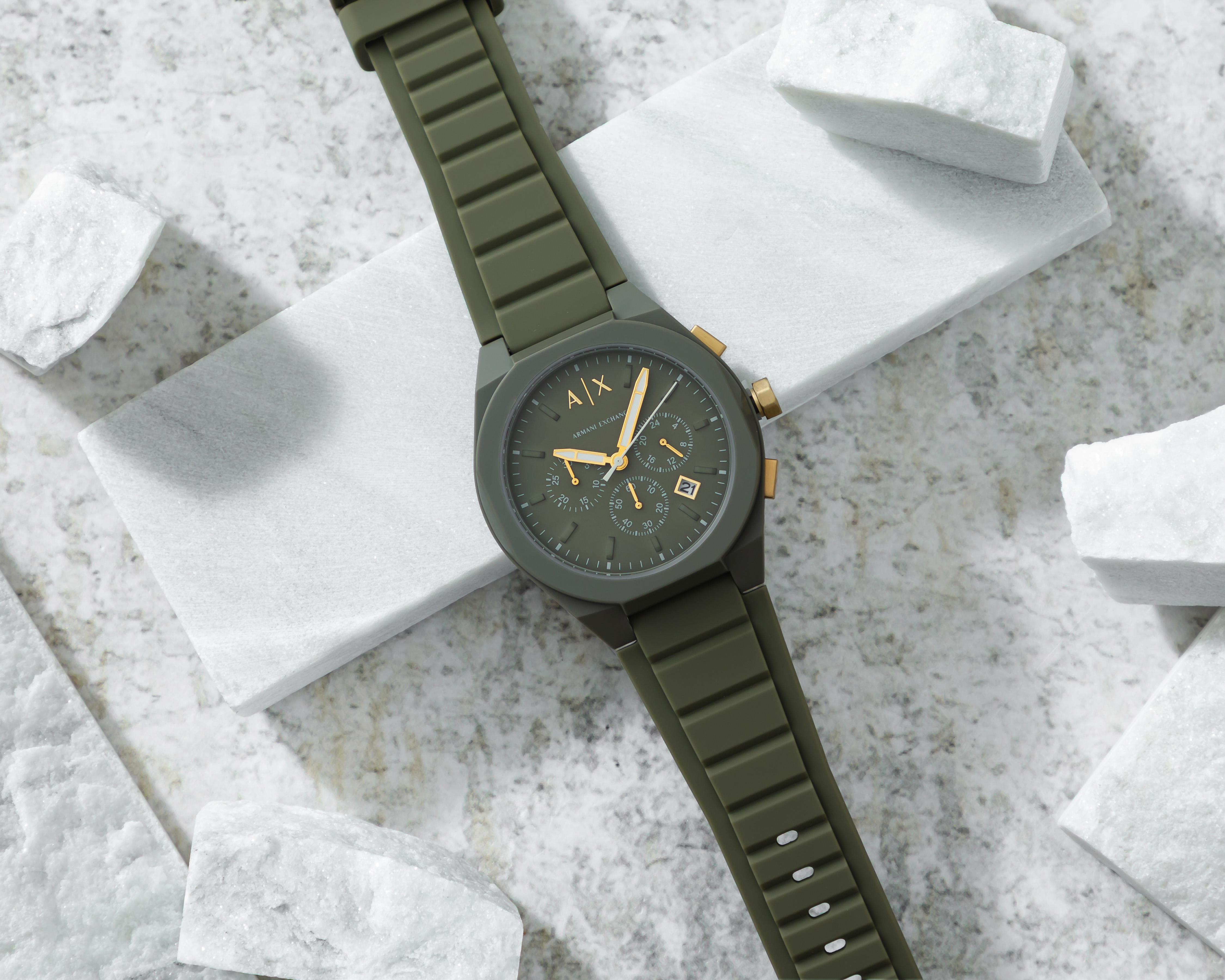 Foto 7 | Reloj Armani Exchange para Hombre AX4169 Verde