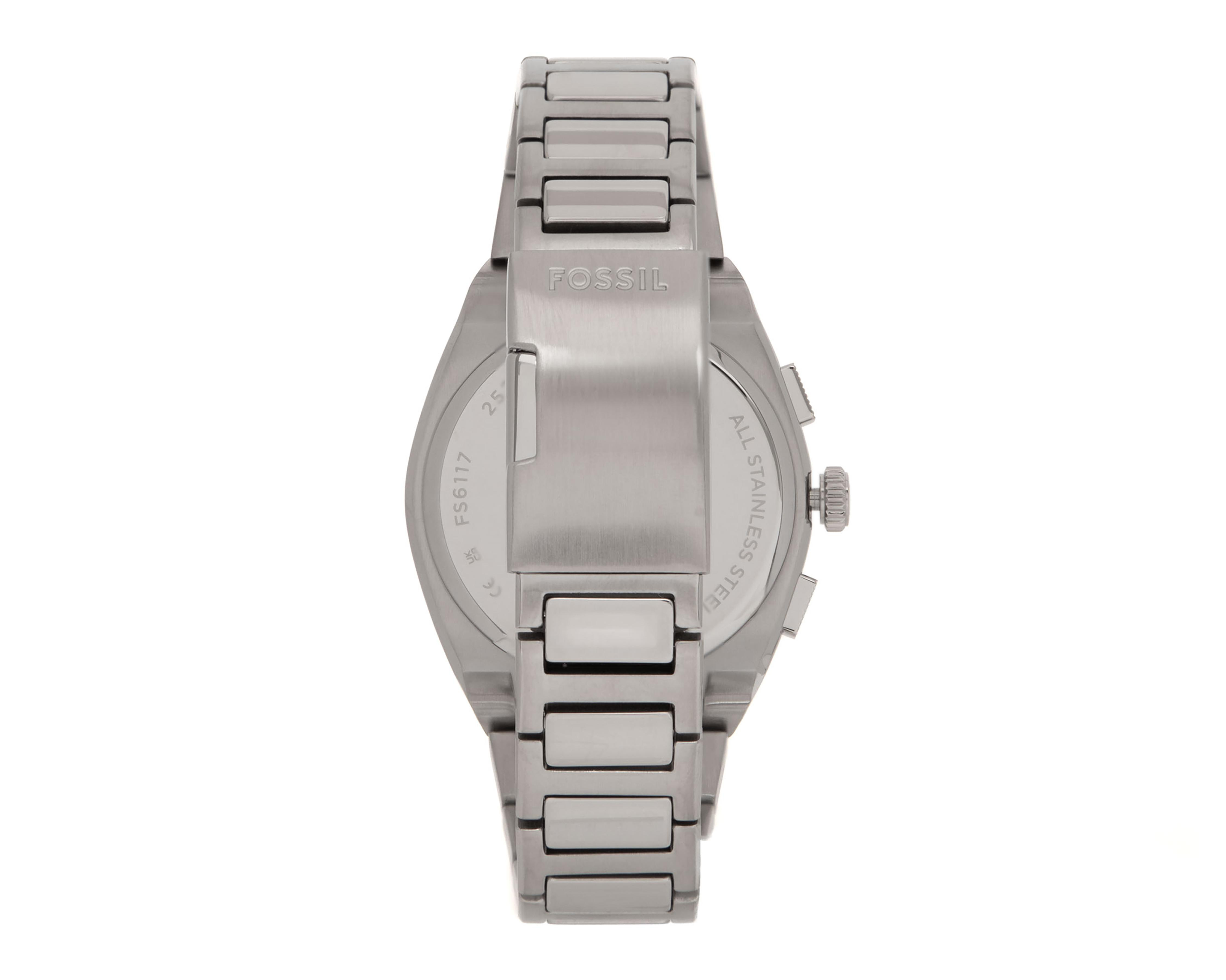 Foto 4 pulgar | Reloj Fossil para Hombre FS6117 Plateado