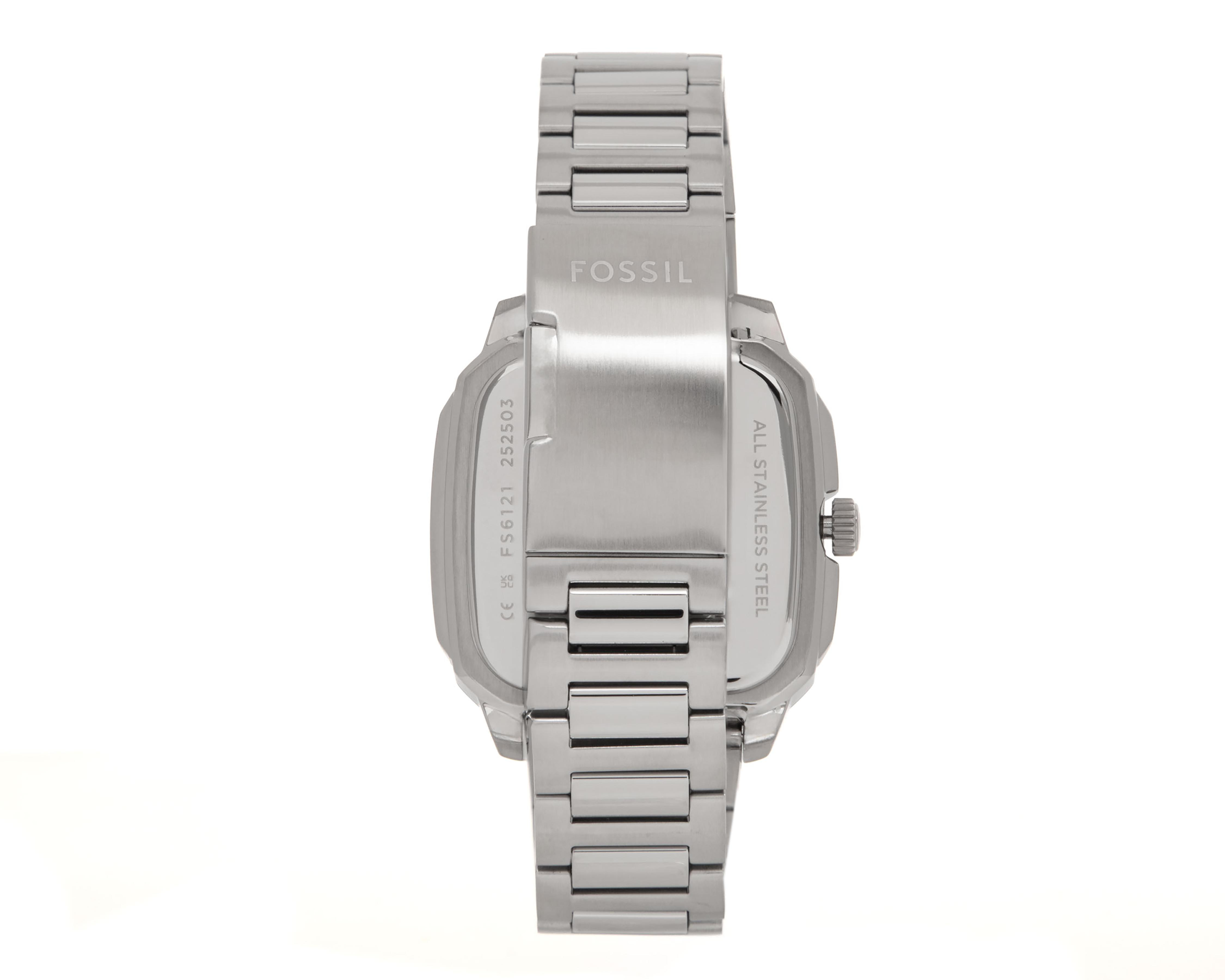 Foto 3 | Reloj Fossil para Hombre FS6121 Plateado