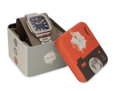 Foto 5 | Reloj Fossil para Hombre FS6121 Plateado
