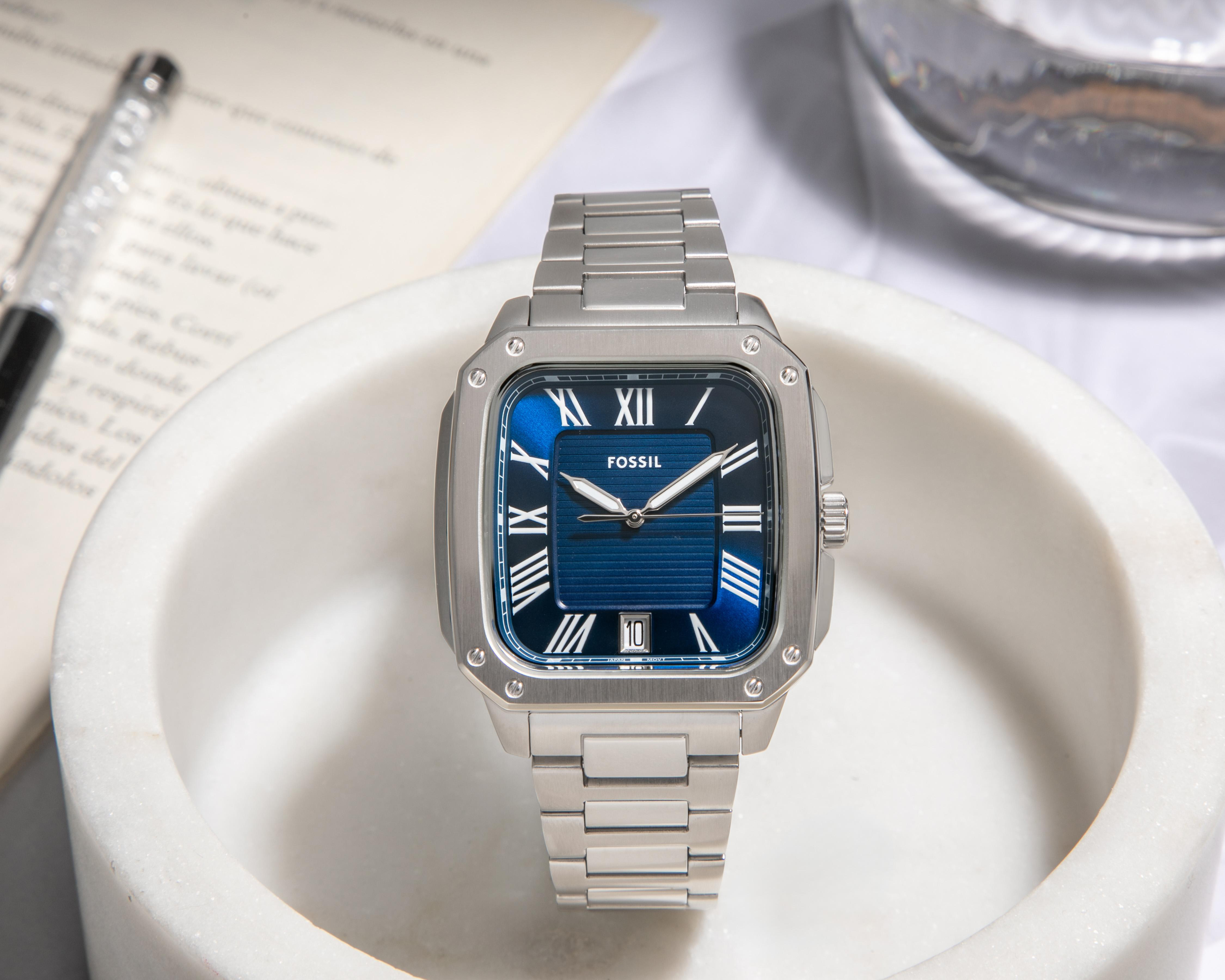 Foto 7 pulgar | Reloj Fossil para Hombre FS6121 Plateado