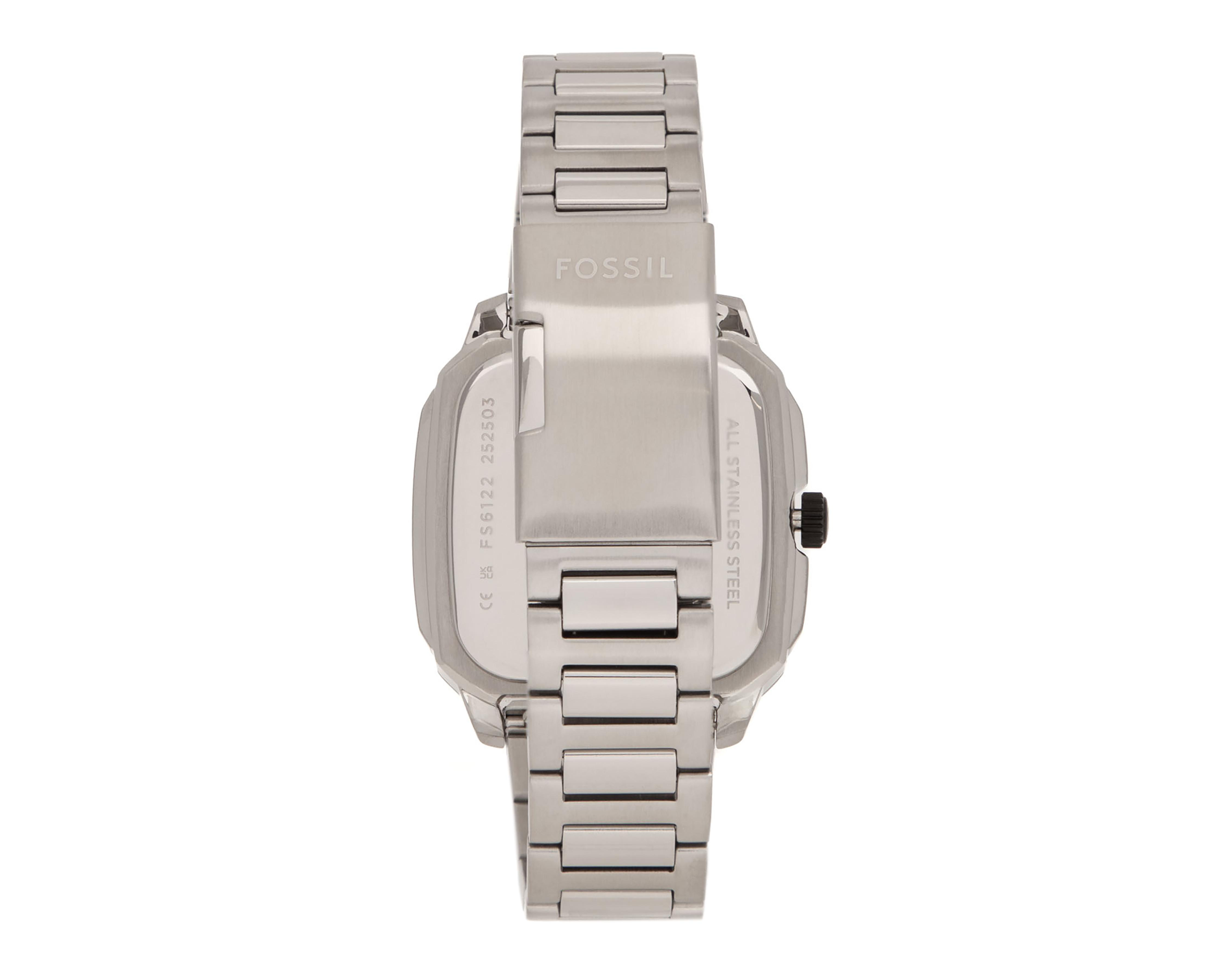 Foto 4 pulgar | Reloj Fossil para Hombre FS6122 Plateado