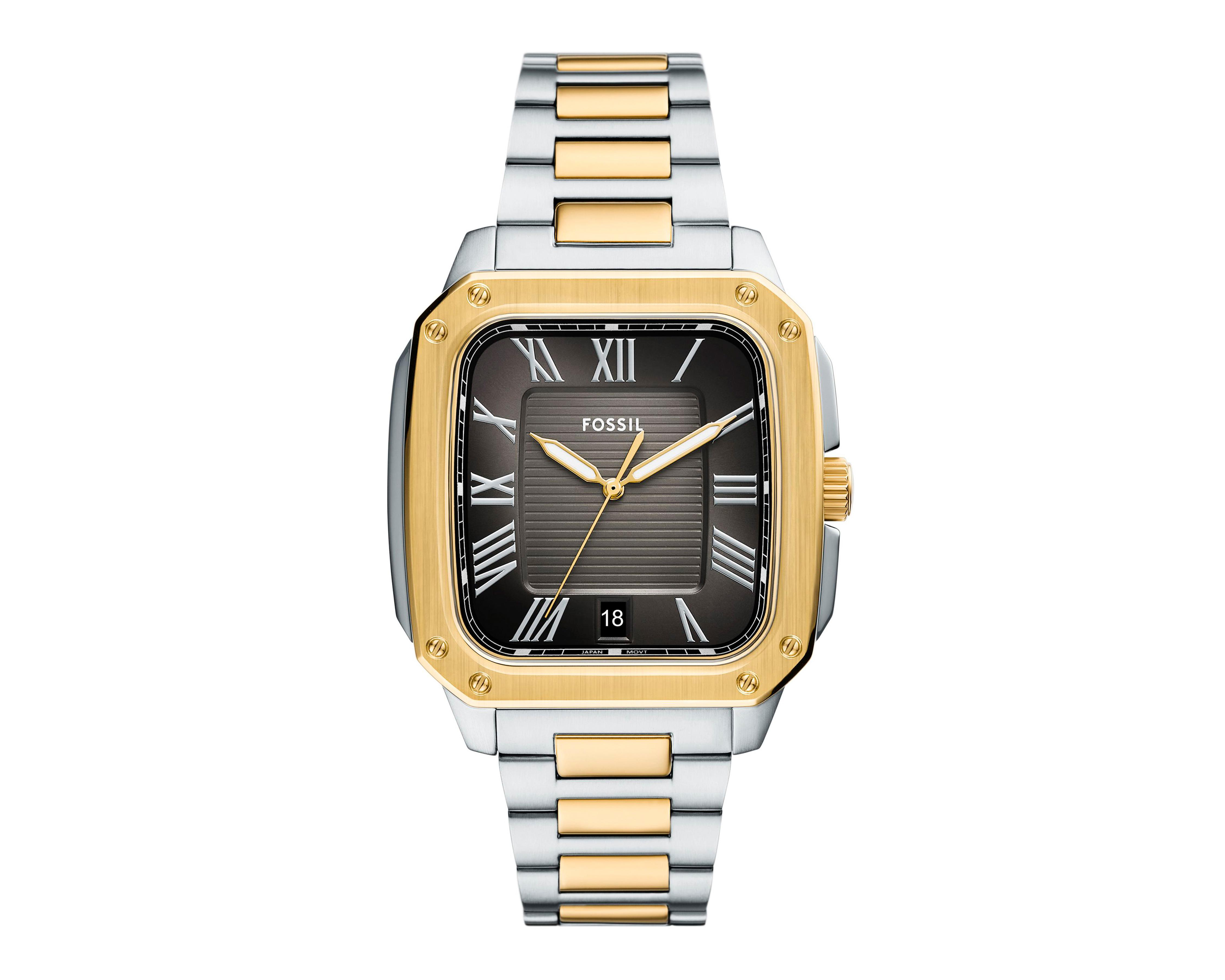 Foto 1 | Reloj Fossil para Hombre FS6123 Dorado