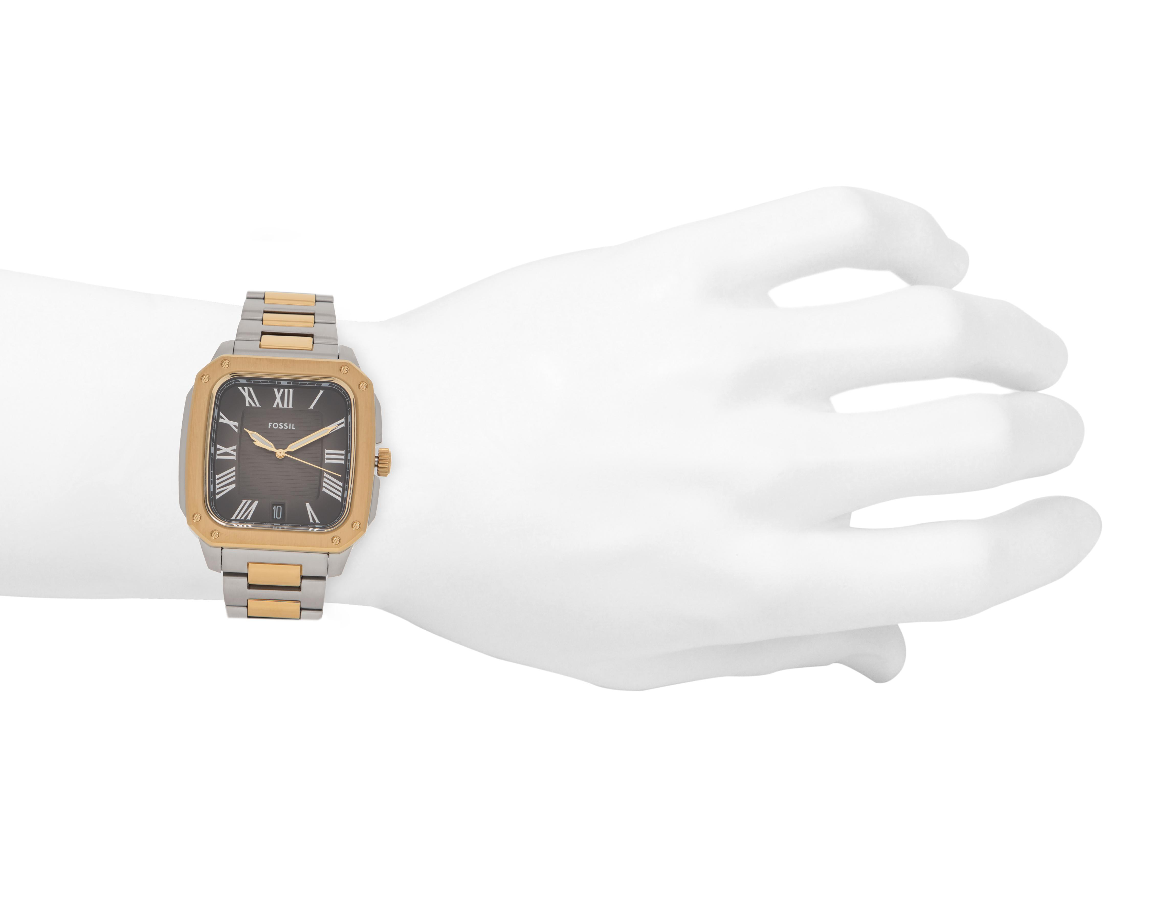 Foto 4 | Reloj Fossil para Hombre FS6123 Dorado