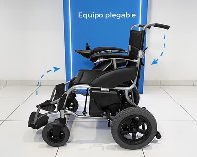 Foto 5 | Silla de Ruedas Eléctrica de Metal Handy Plegable