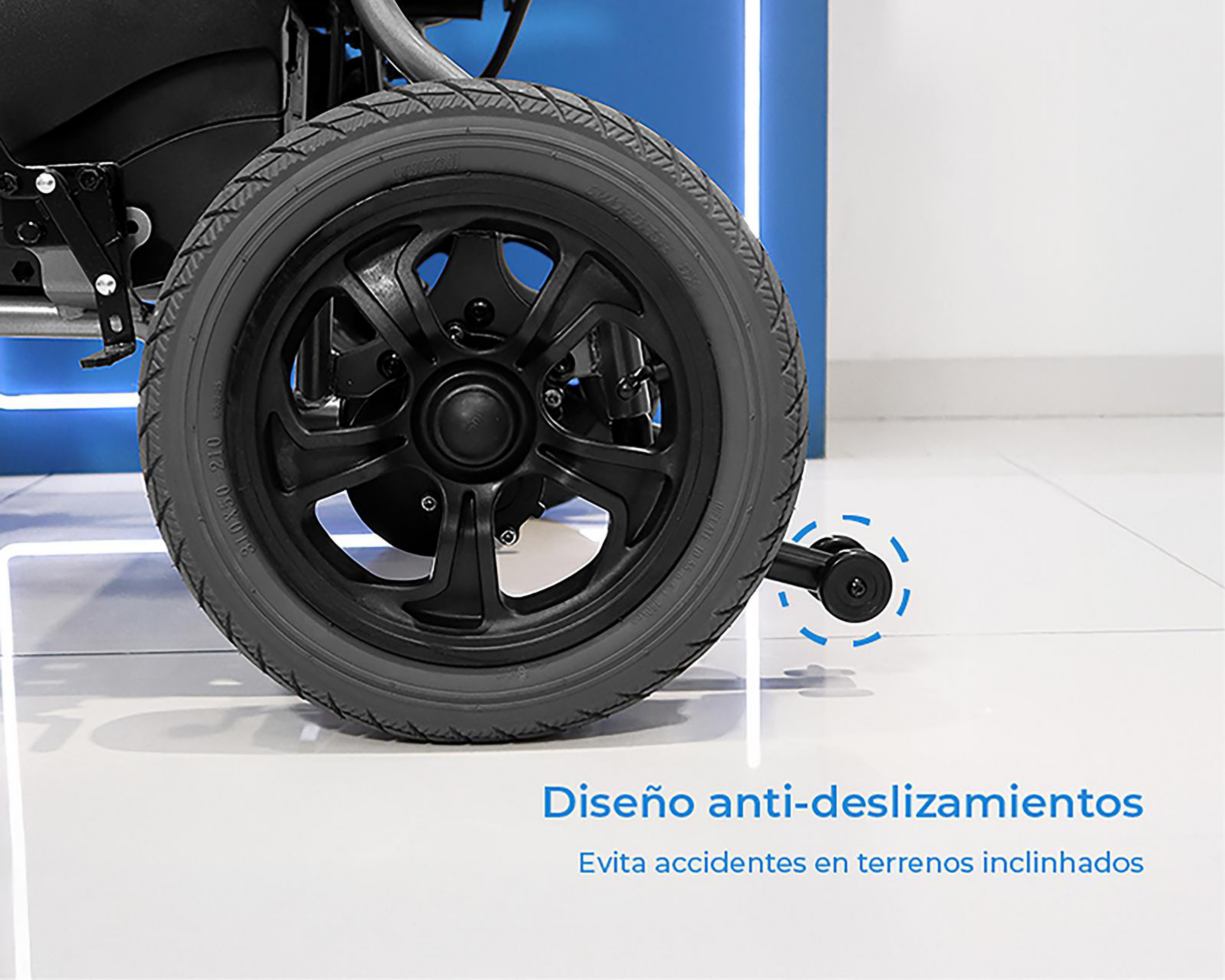 Foto 8 | Silla de Ruedas Eléctrica de Metal Handy Plegable