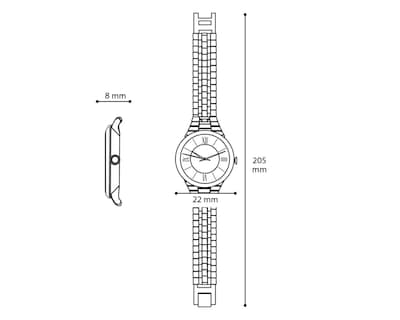 Foto 4 | Reloj Vizanti para Mujer RVD2691 Dorado