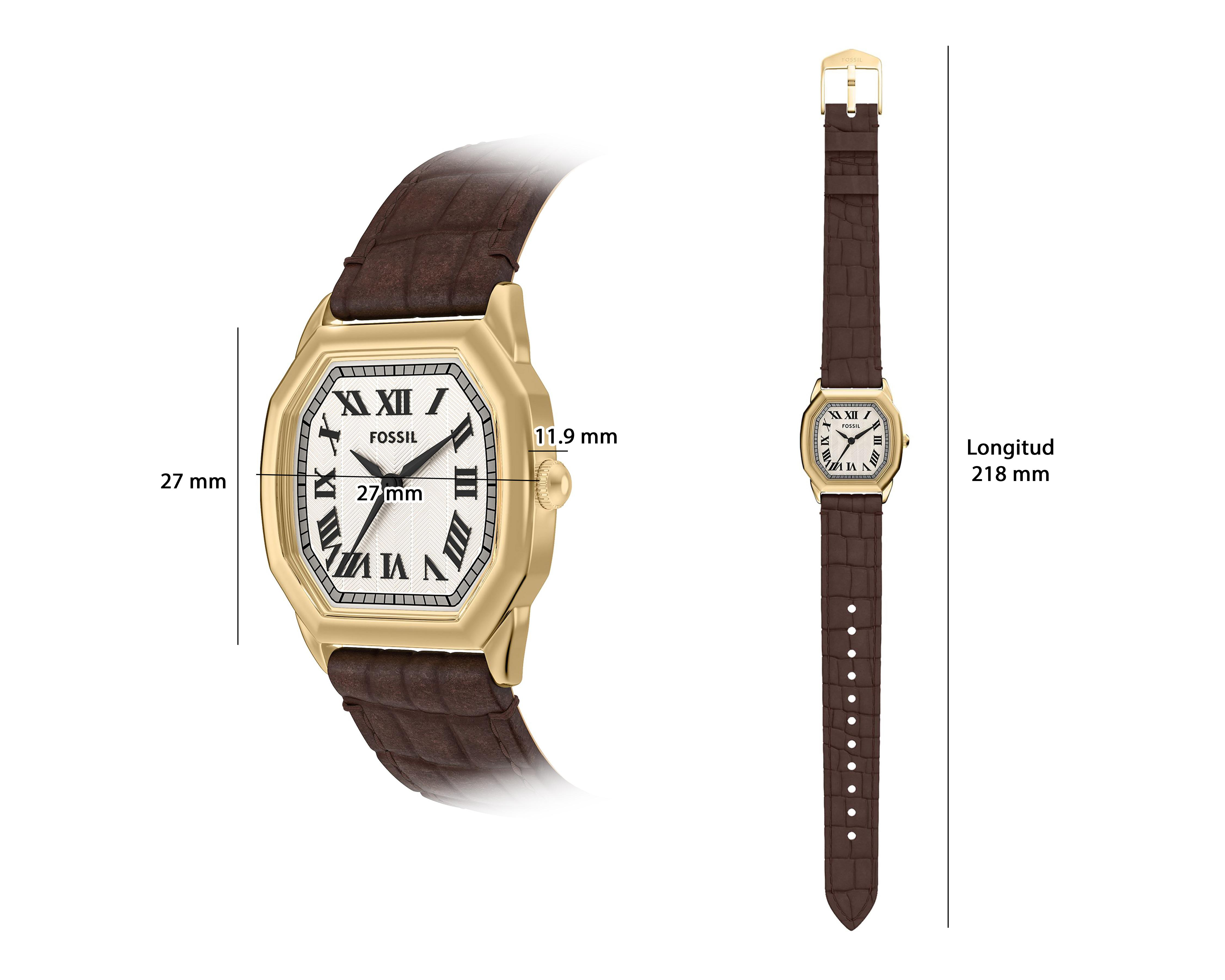 Foto 10 pulgar | Reloj Fossil para Mujer Harlow Café