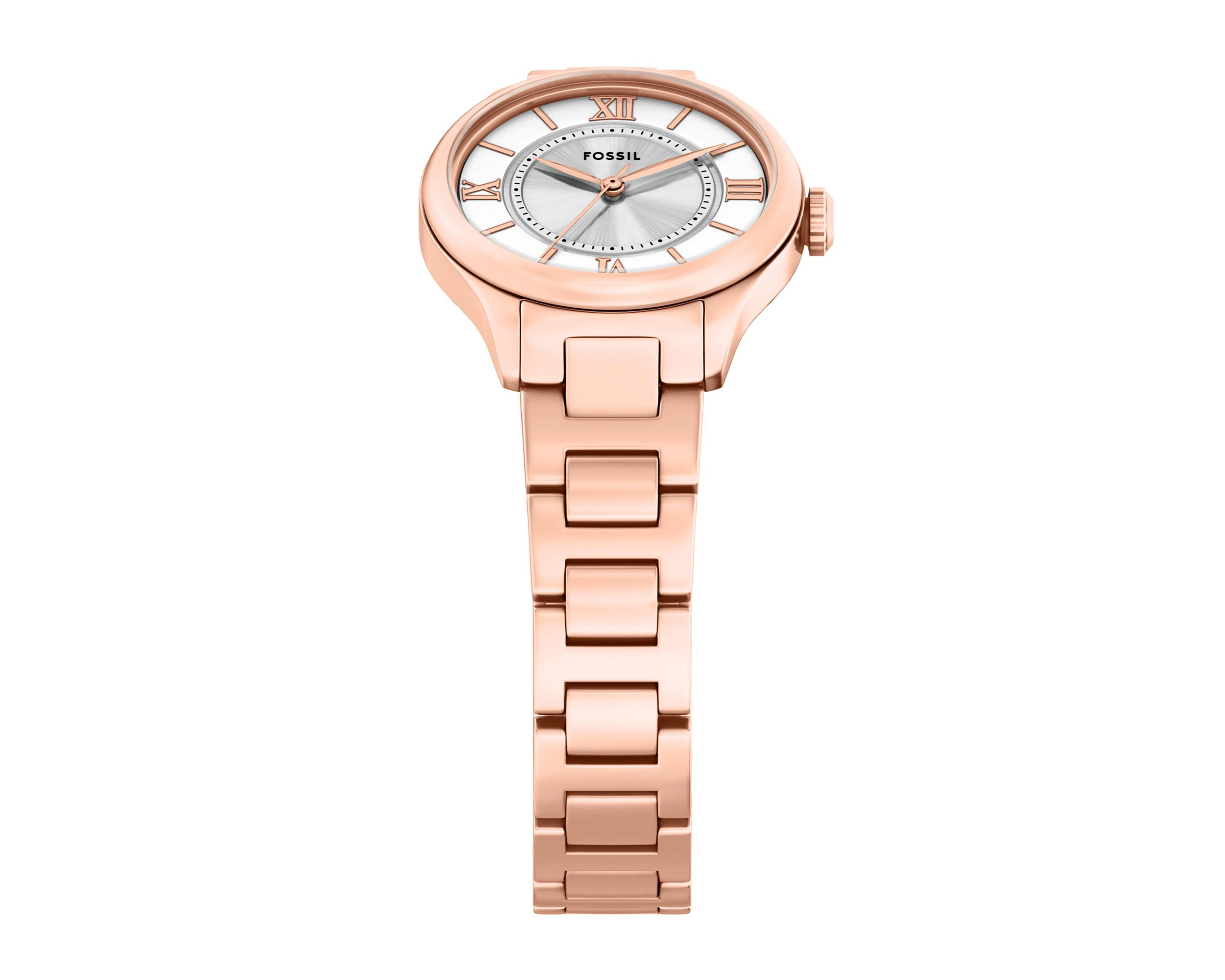 Foto 8 pulgar | Reloj Fosill para Mujer CE1131 Oro Rosa