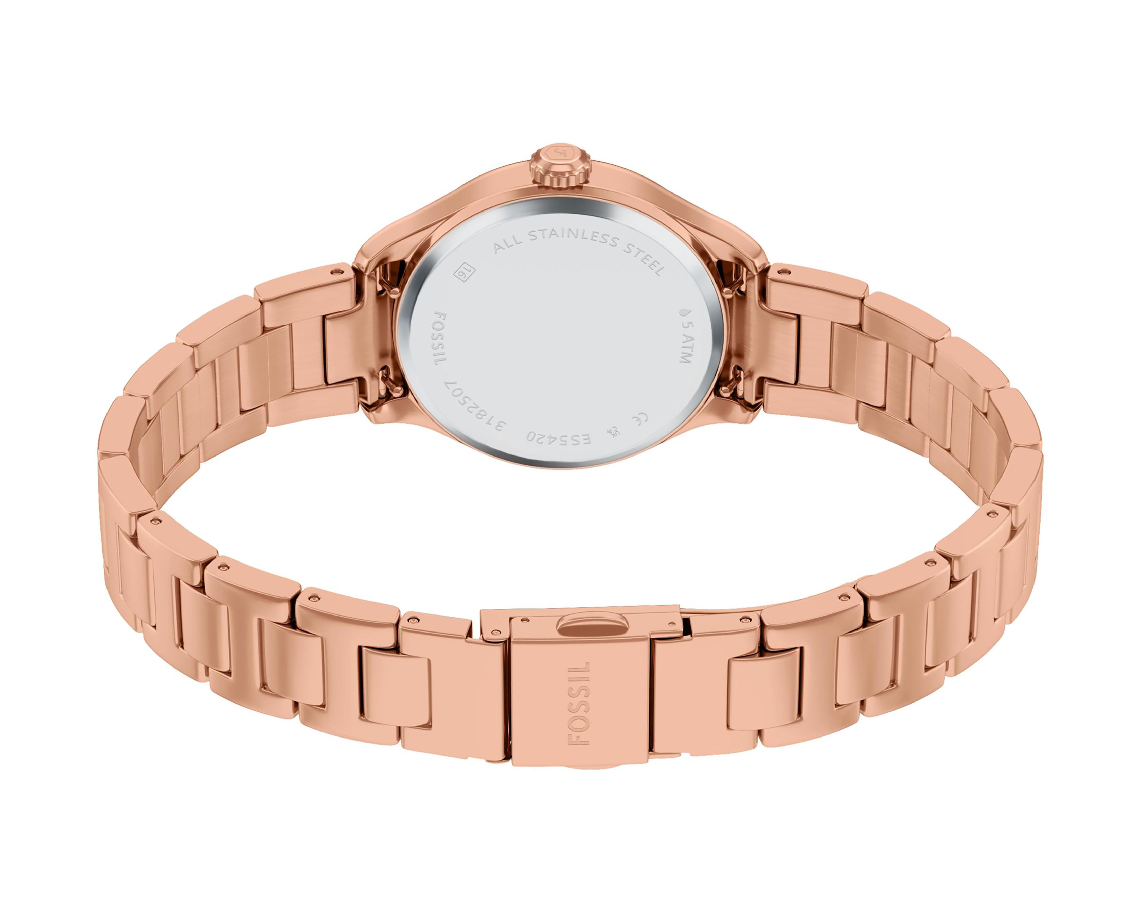 Foto 9 pulgar | Reloj Fosill para Mujer CE1131 Oro Rosa
