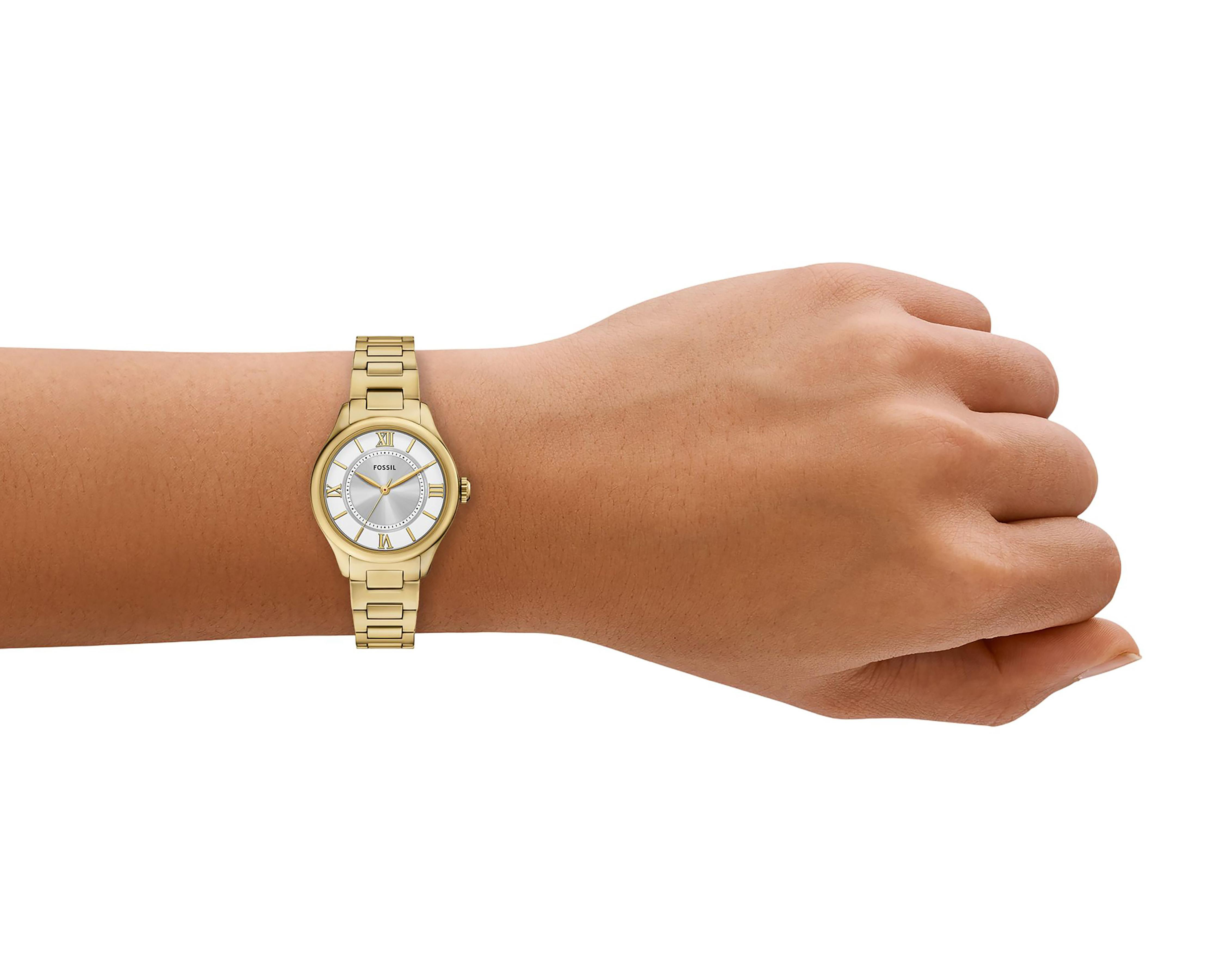 Foto 6 pulgar | Reloj Fossil para Mujer ES5421 Dorado