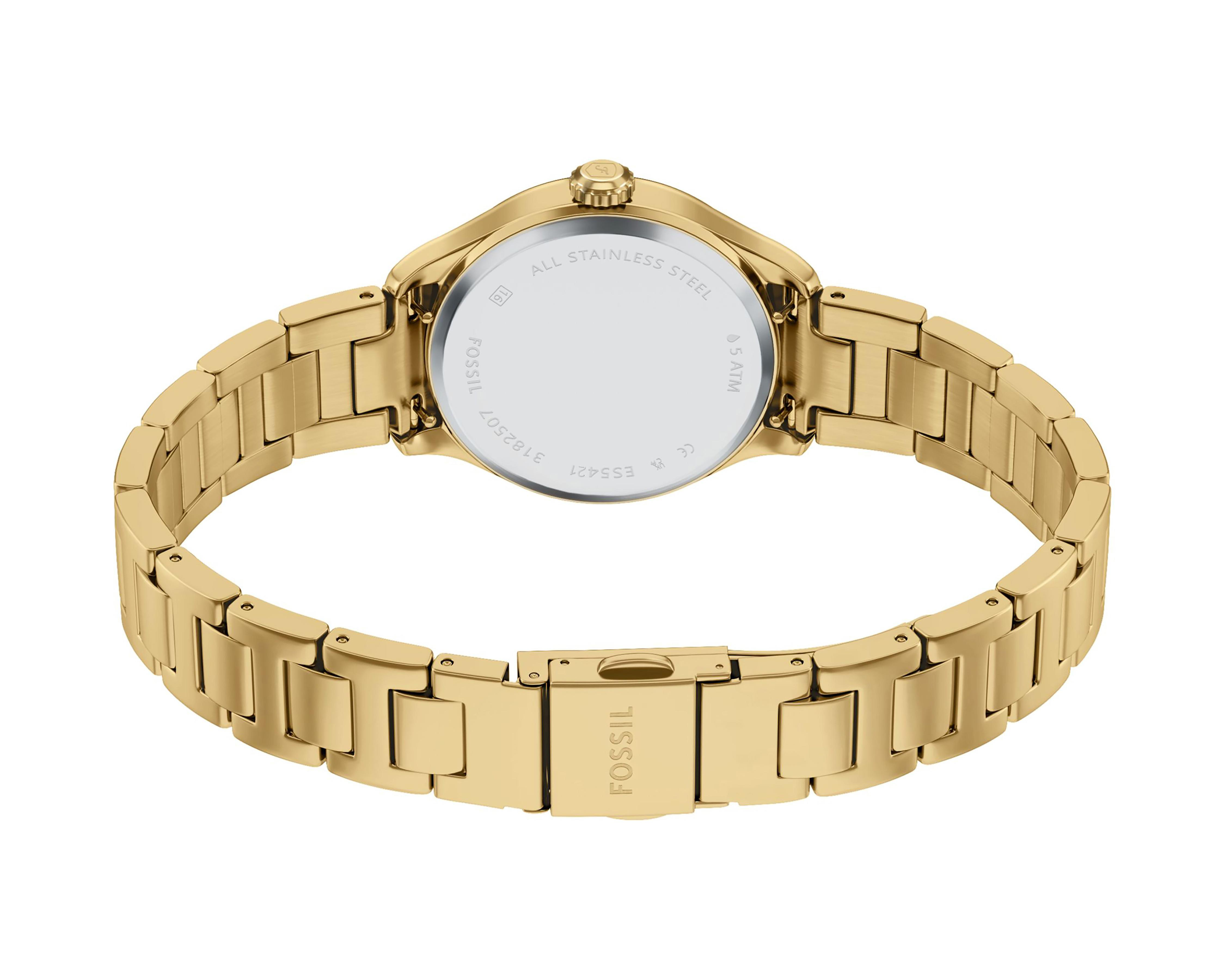 Foto 9 pulgar | Reloj Fossil para Mujer ES5421 Dorado