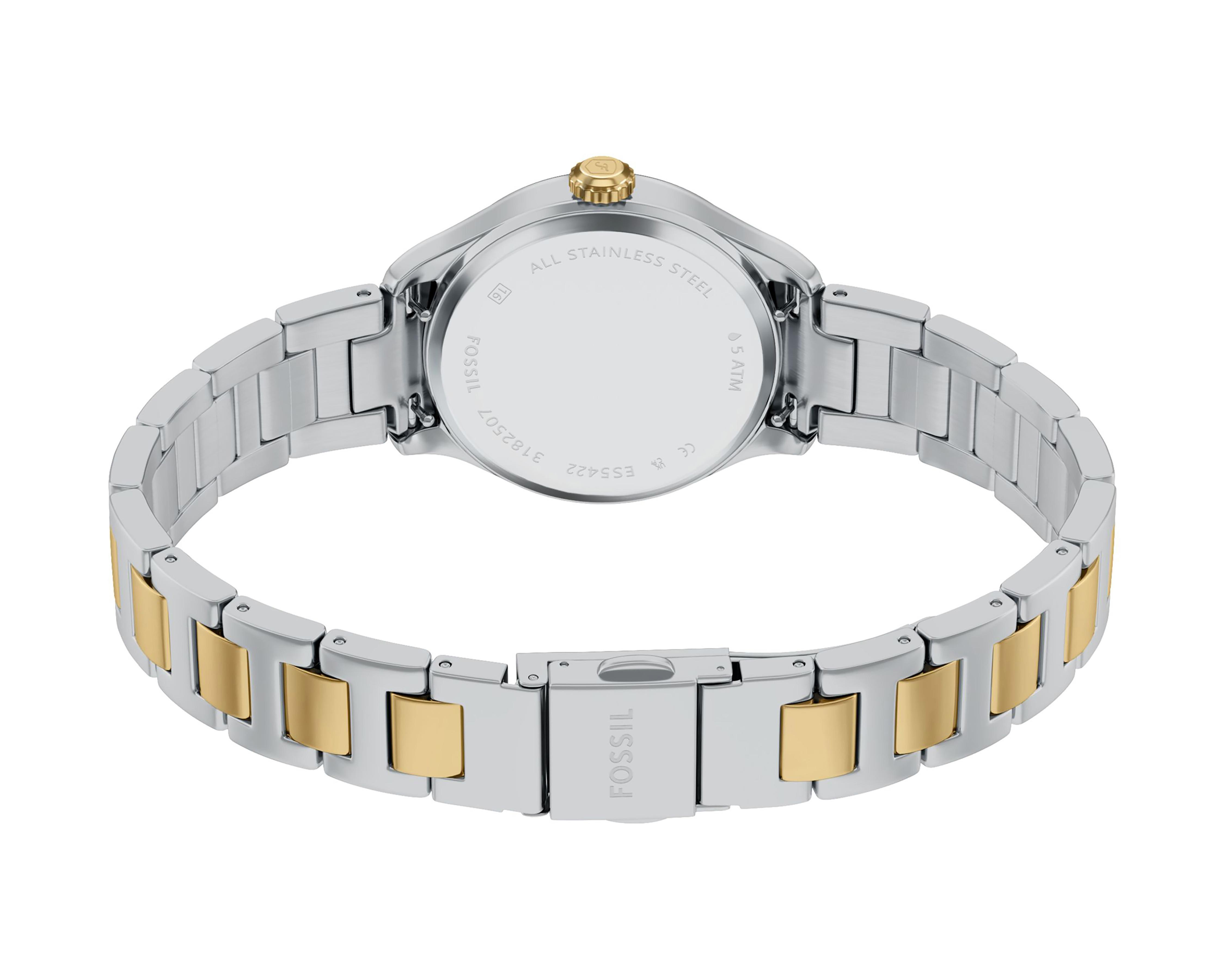 Foto 9 pulgar | Reloj Fossil para Mujer ES5422 Plateado