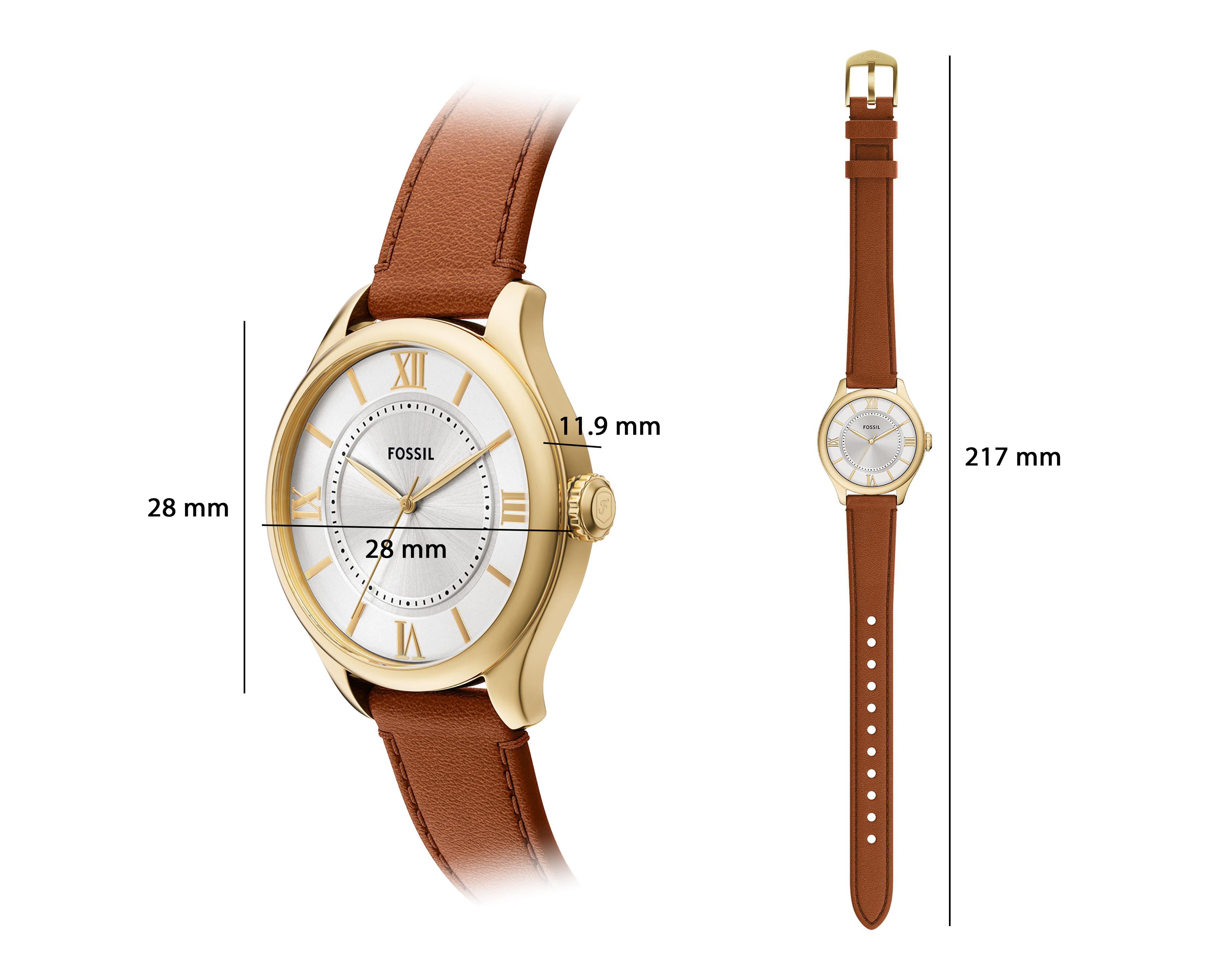 Foto 11 pulgar | Reloj Fossil para Mujer ES5423 Dorado