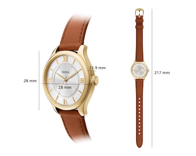 Foto 10 | Reloj Fossil para Mujer ES5423 Dorado