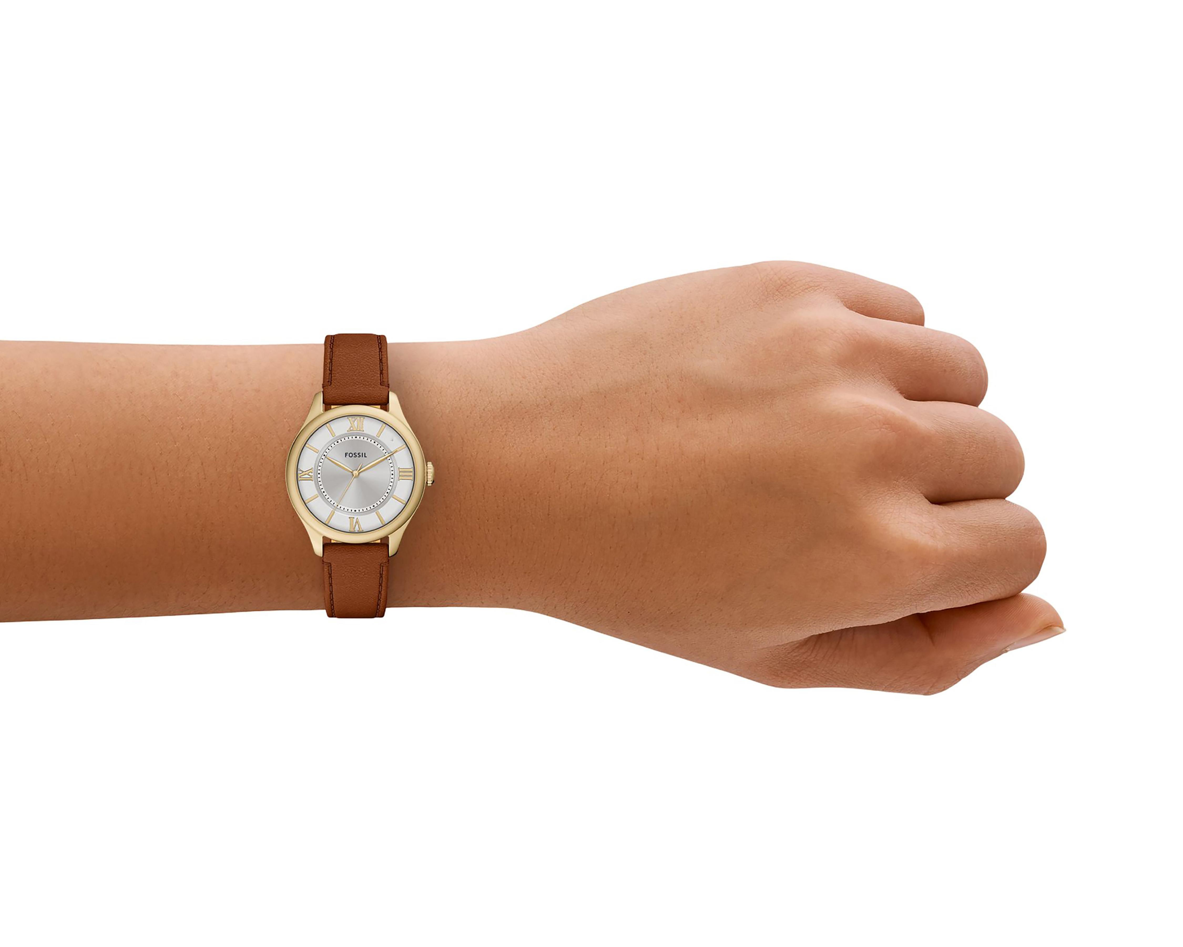 Foto 6 pulgar | Reloj Fossil para Mujer ES5423 Dorado