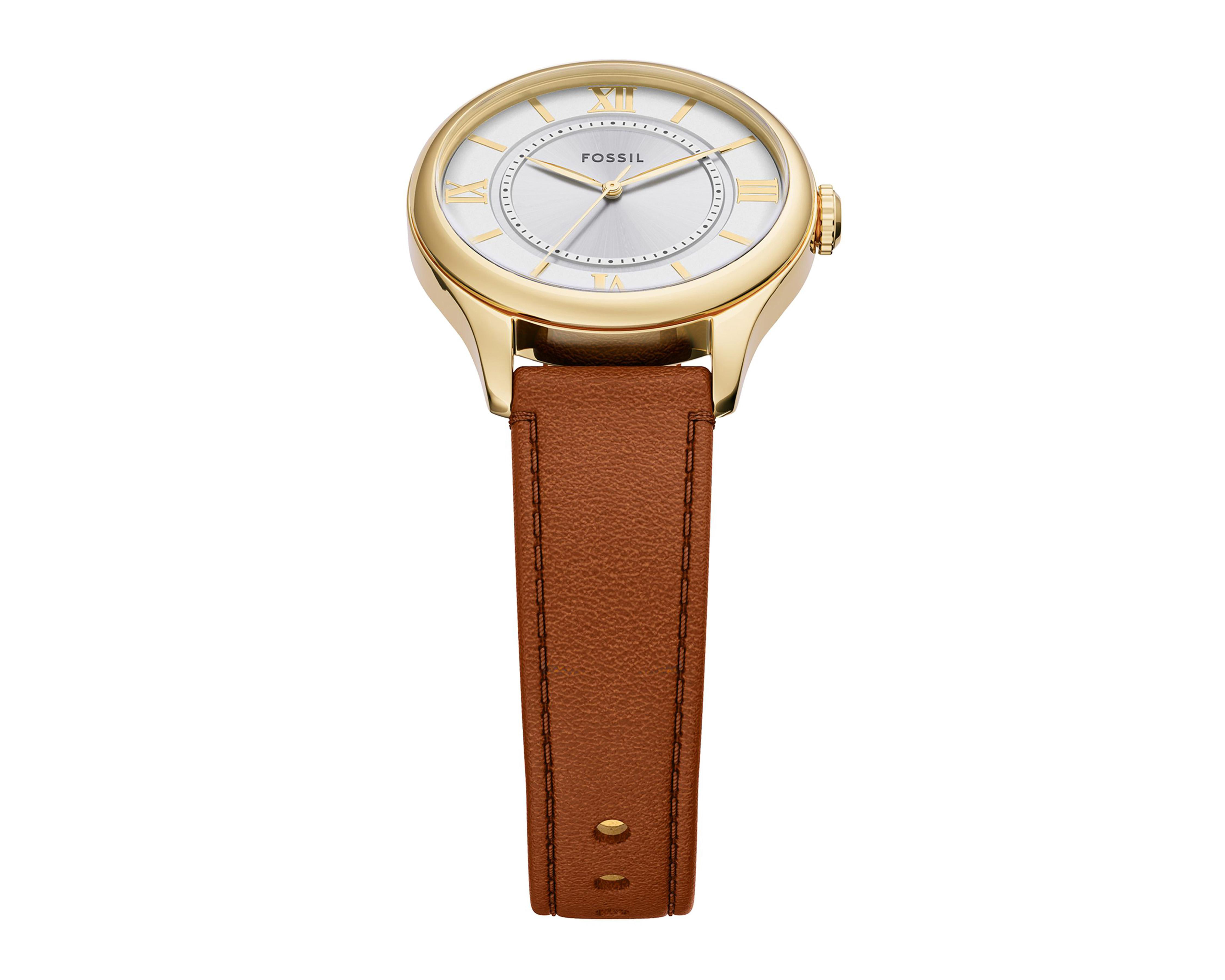 Foto 8 pulgar | Reloj Fossil para Mujer ES5423 Dorado