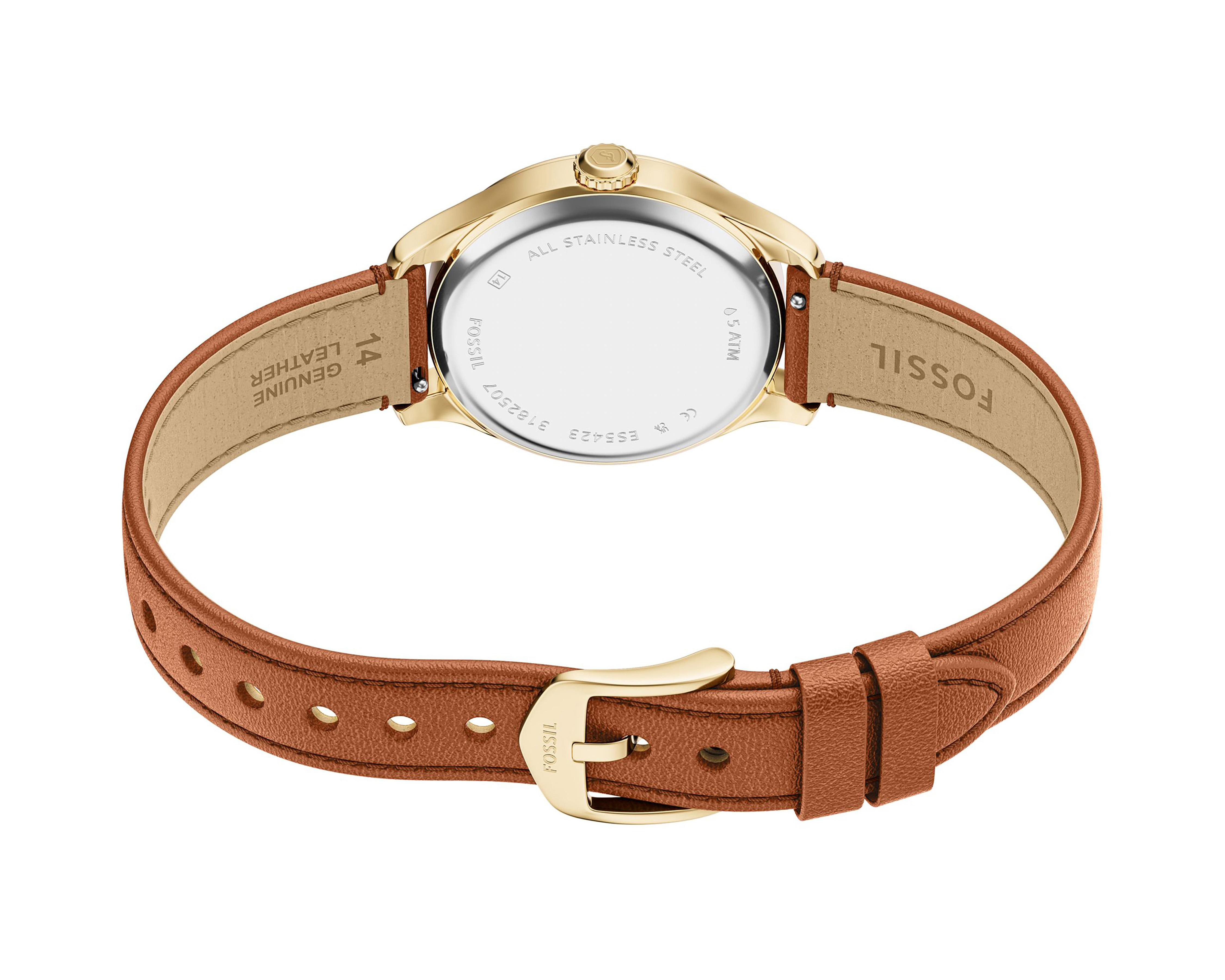 Foto 9 pulgar | Reloj Fossil para Mujer ES5423 Dorado