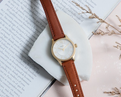 Foto 9 | Reloj Fossil para Mujer ES5423 Dorado