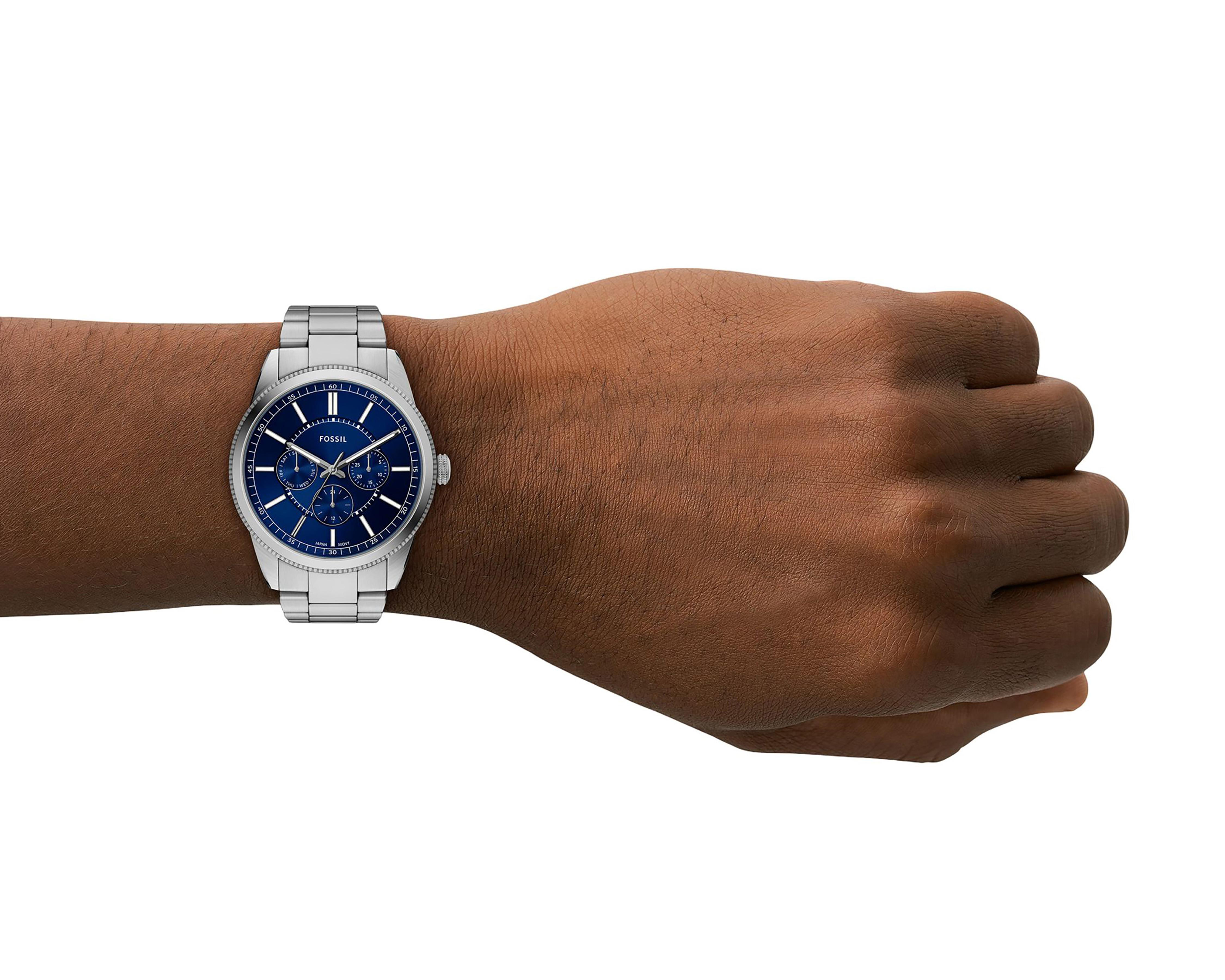 Foto 5 pulgar | Reloj Fossil para Hombre FS6134 Plateado