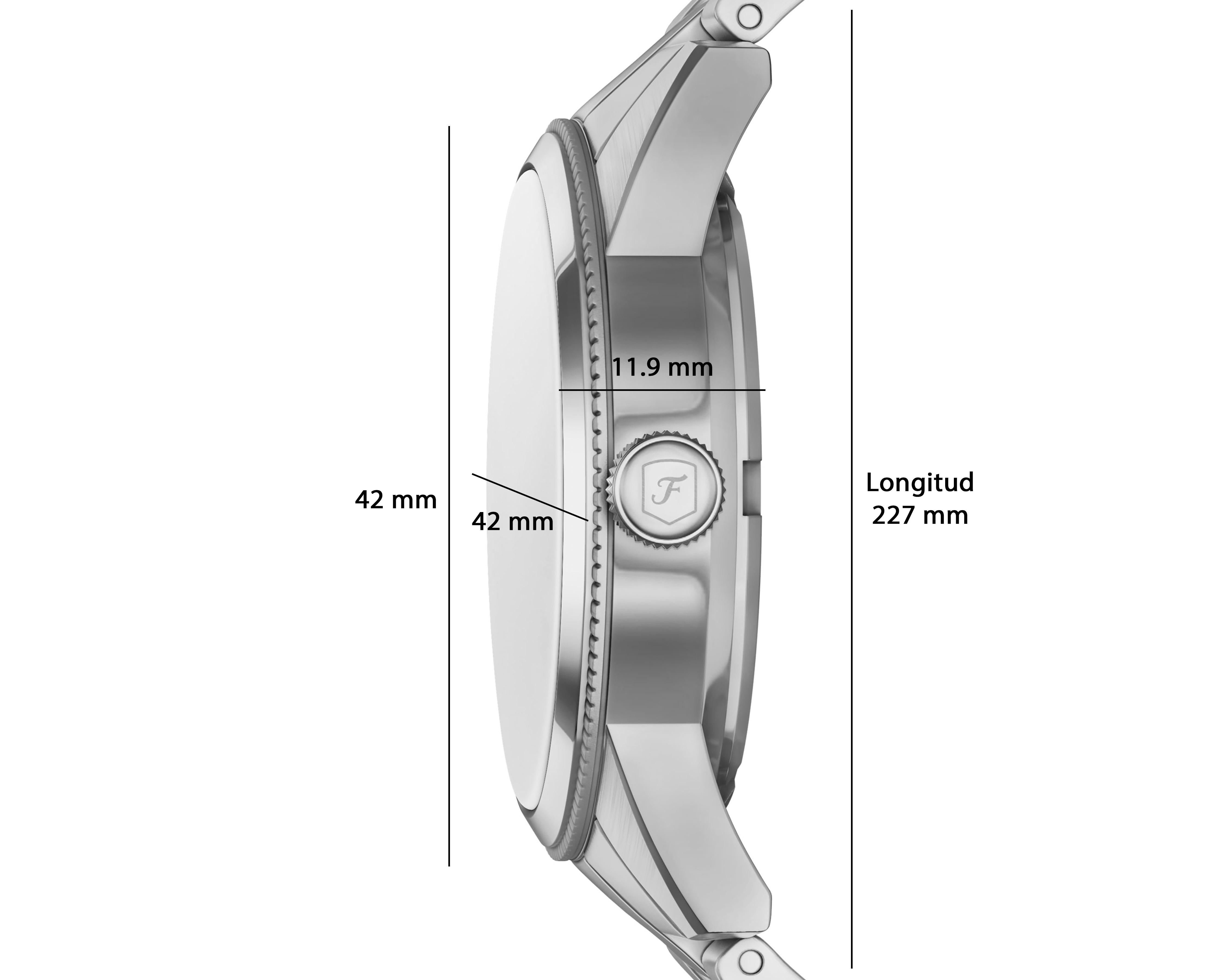 Foto 9 pulgar | Reloj Fossil para Hombre FS6134 Plateado