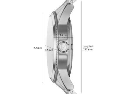 Foto 8 | Reloj Fossil para Hombre FS6134 Plateado