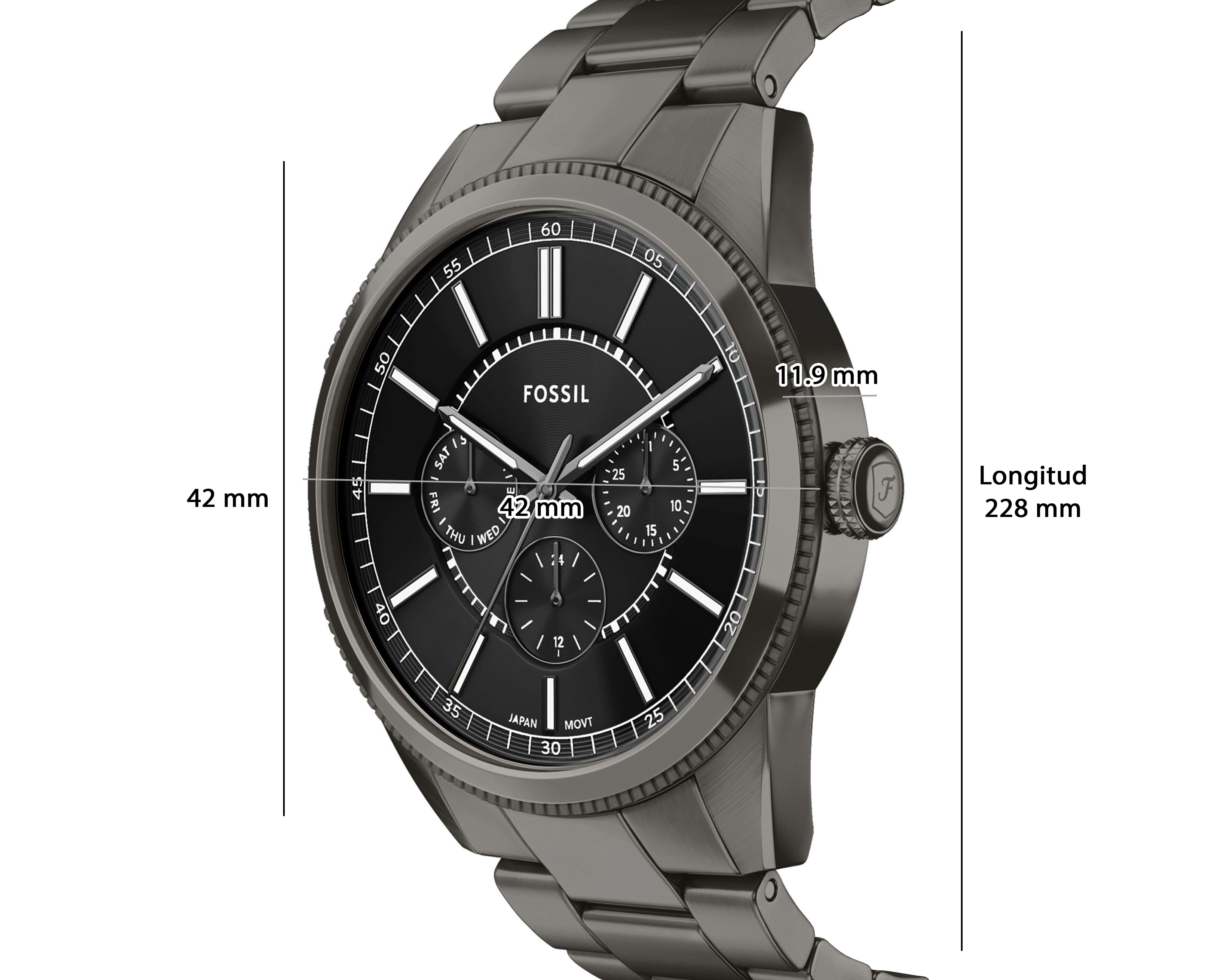 Foto 10 pulgar | Reloj Fossil para Hombre FS6136 Gunmetal