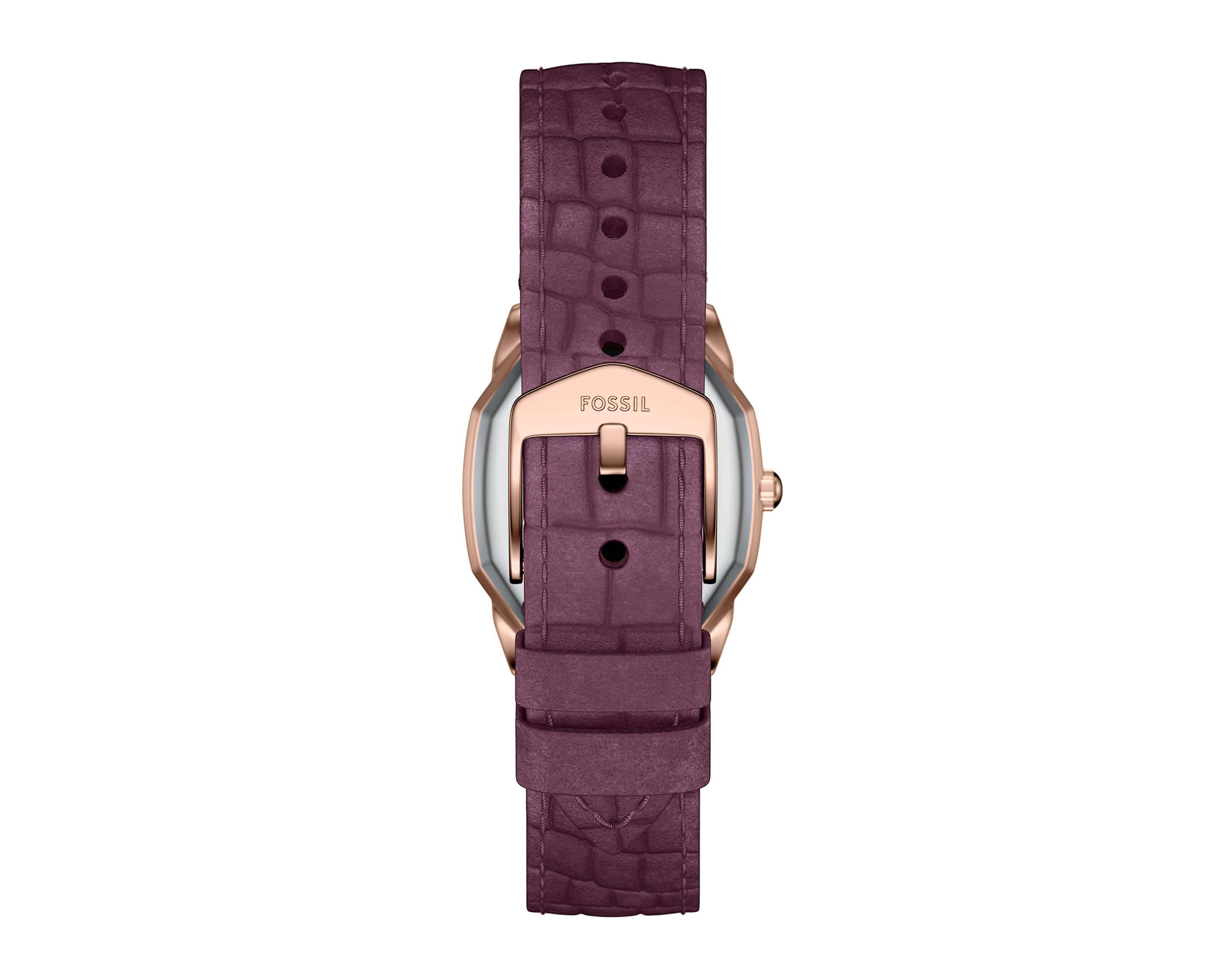 Foto 4 pulgar | Reloj Fossil para Mujer ES5428 Morado