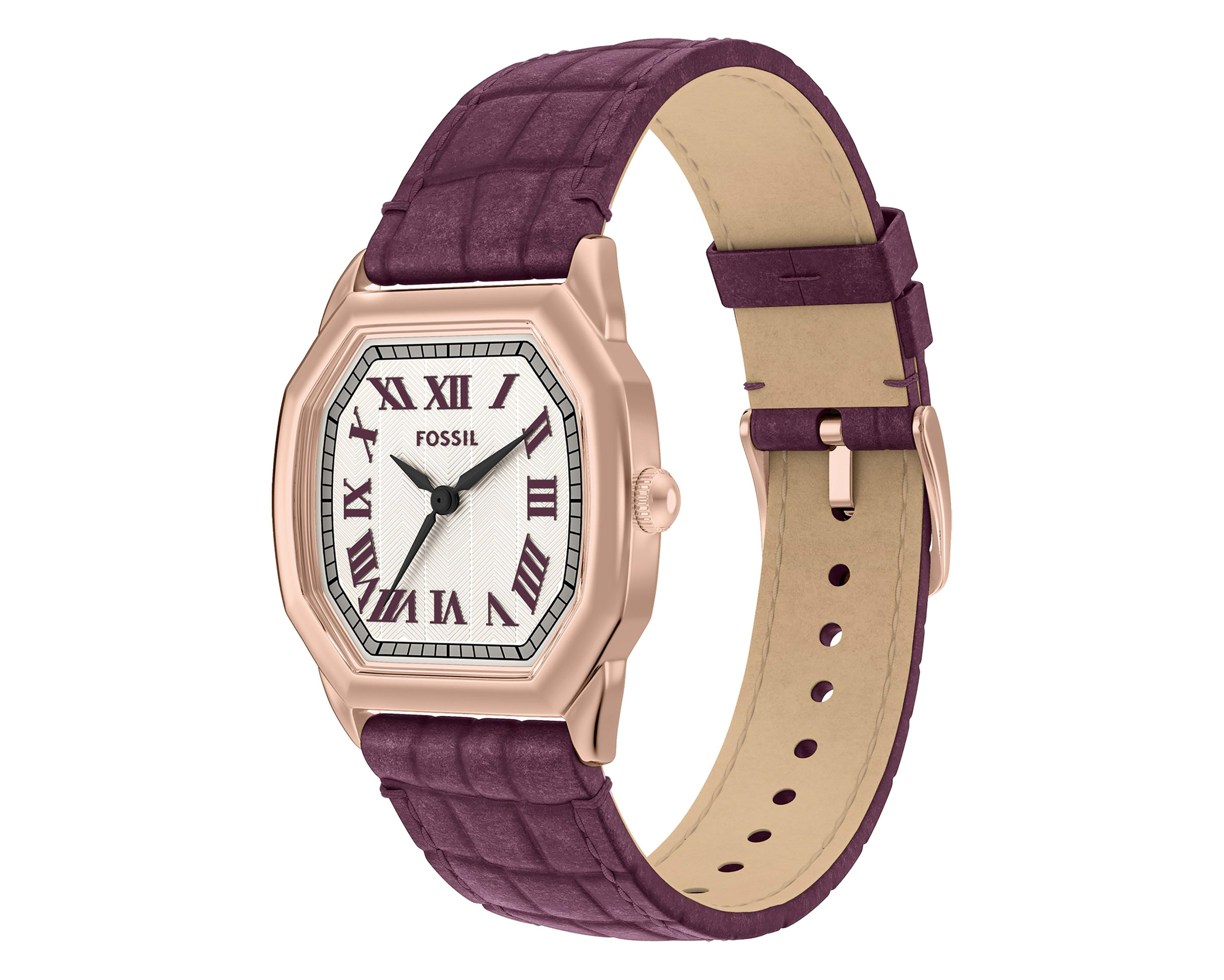 Foto 7 pulgar | Reloj Fossil para Mujer ES5428 Morado