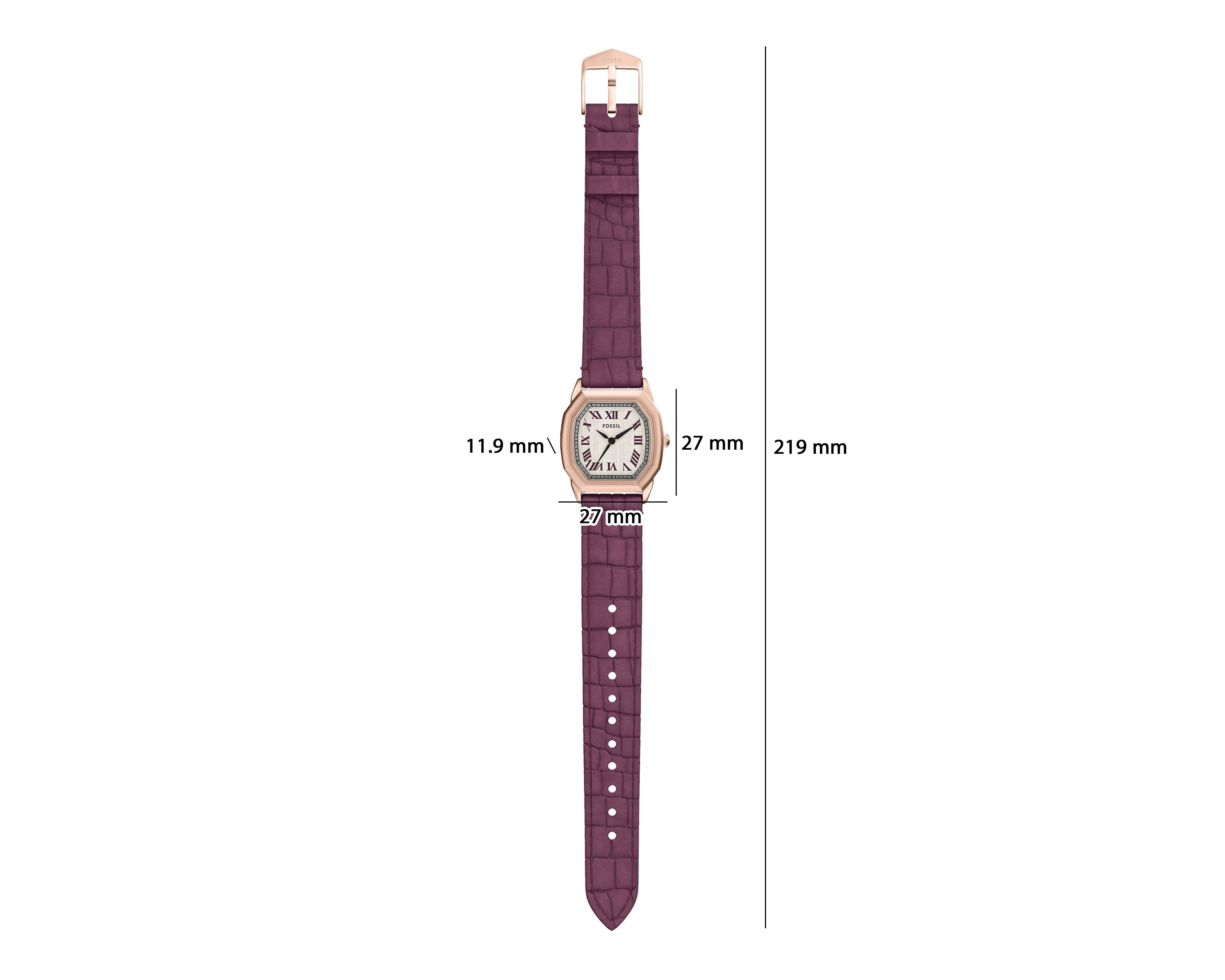 Foto 10 pulgar | Reloj Fossil para Mujer ES5428 Morado