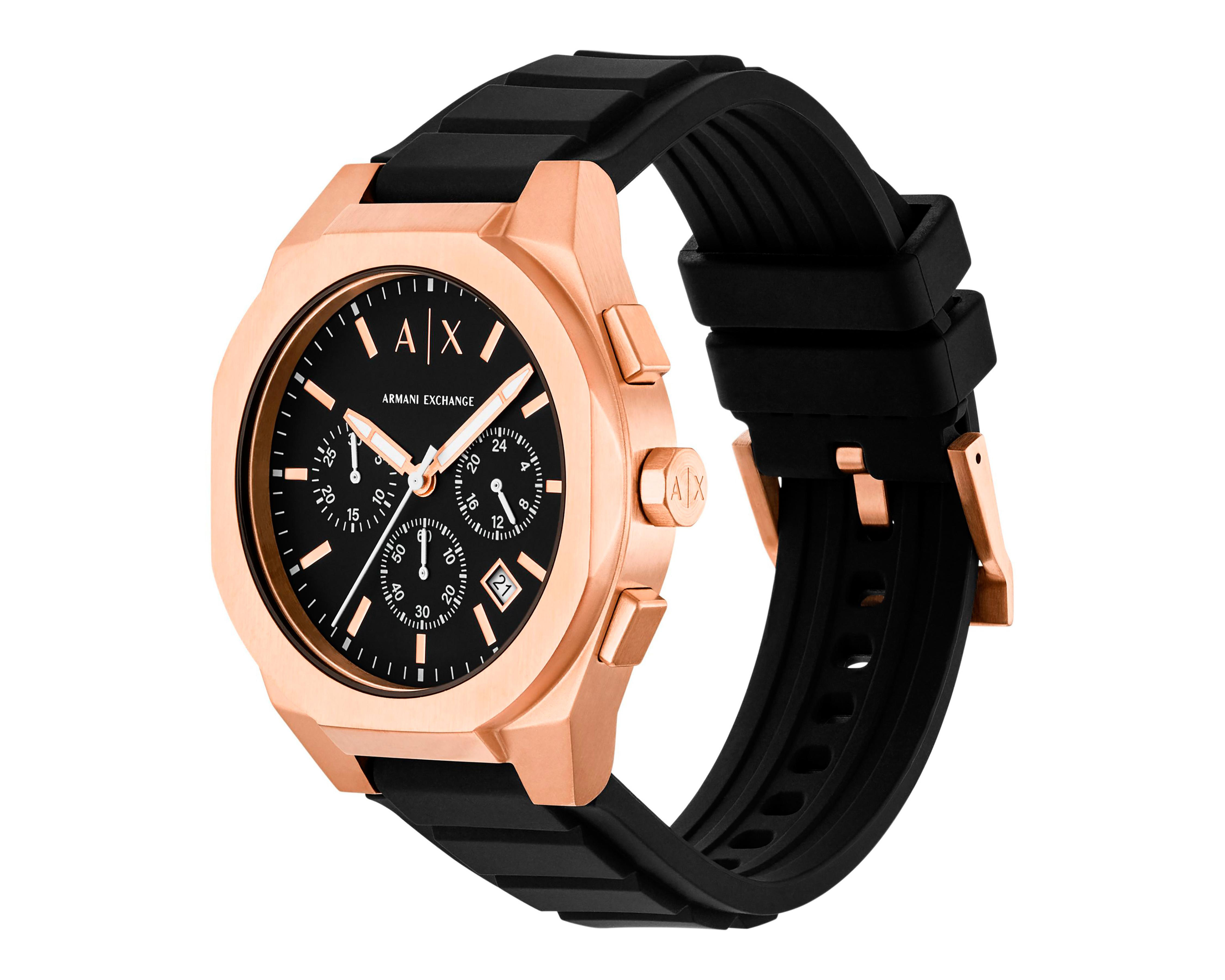 Foto 7 pulgar | Reloj Armani Exchange para Hombre AX4190 Oro Rosa