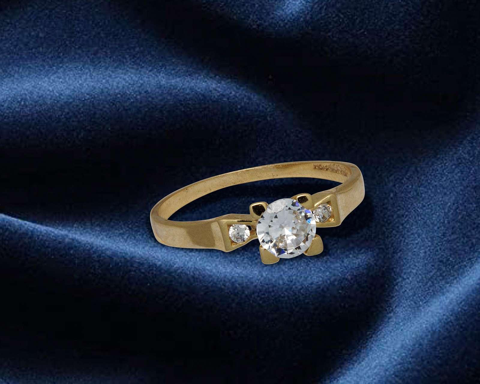 Foto 5 | Anillo de Oro 14K Nro. 8 - 8.5