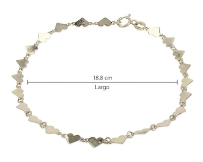 Foto 5 | Pulsera de Oro 10K Moments