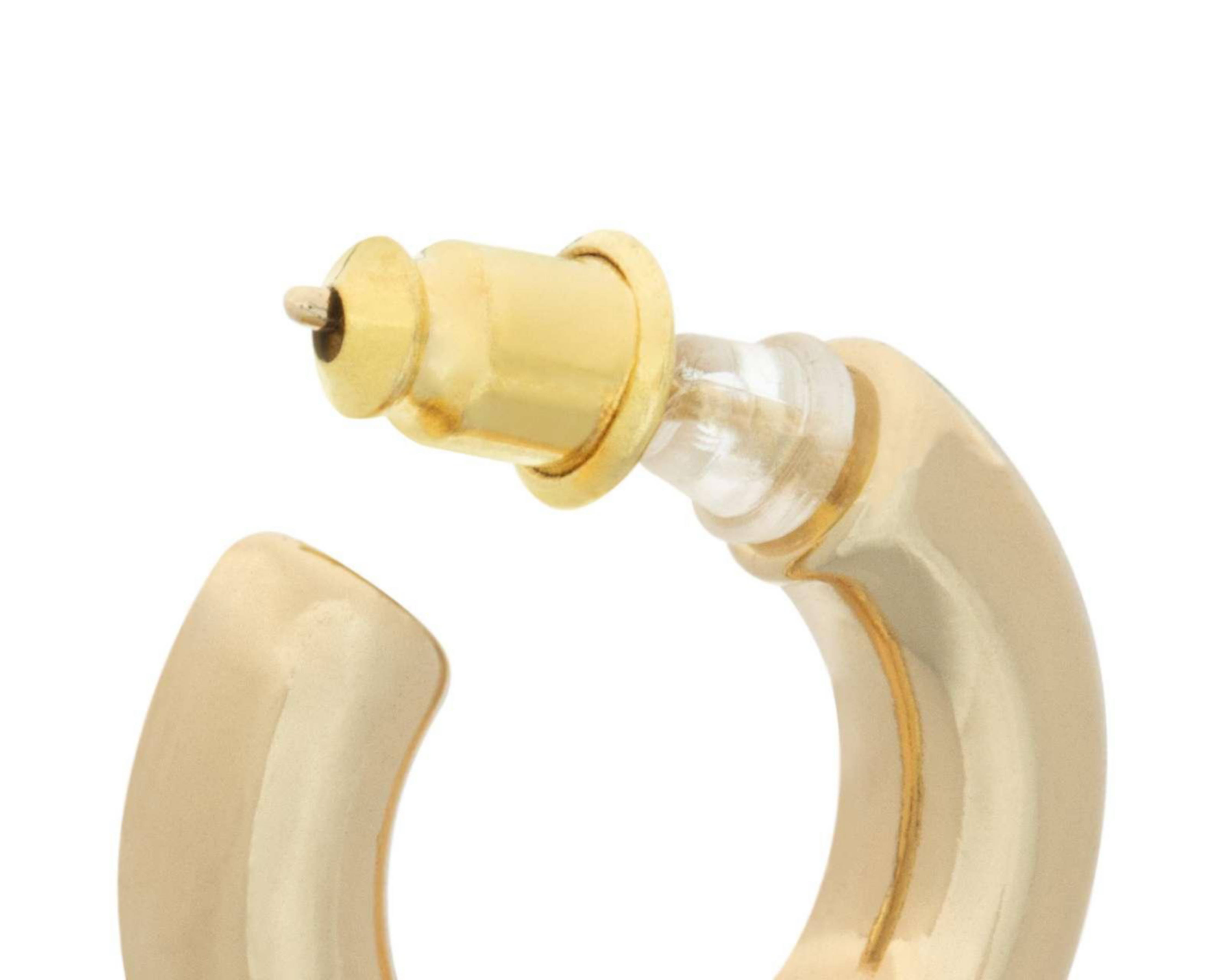 Foto 4 pulgar | Arracadas Chapa de Oro 14K Olivia and Jackson