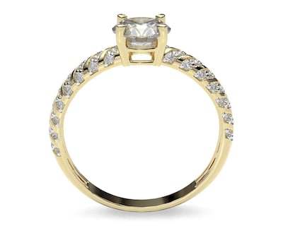 Foto 3 | Anillo De Compromiso de Oro 10K Talla 9-9.5