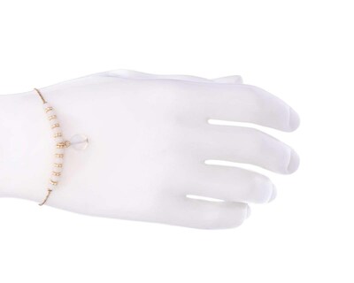 Foto 4 | Pulsera de Chapa de Oro 14K Lu Gaeta