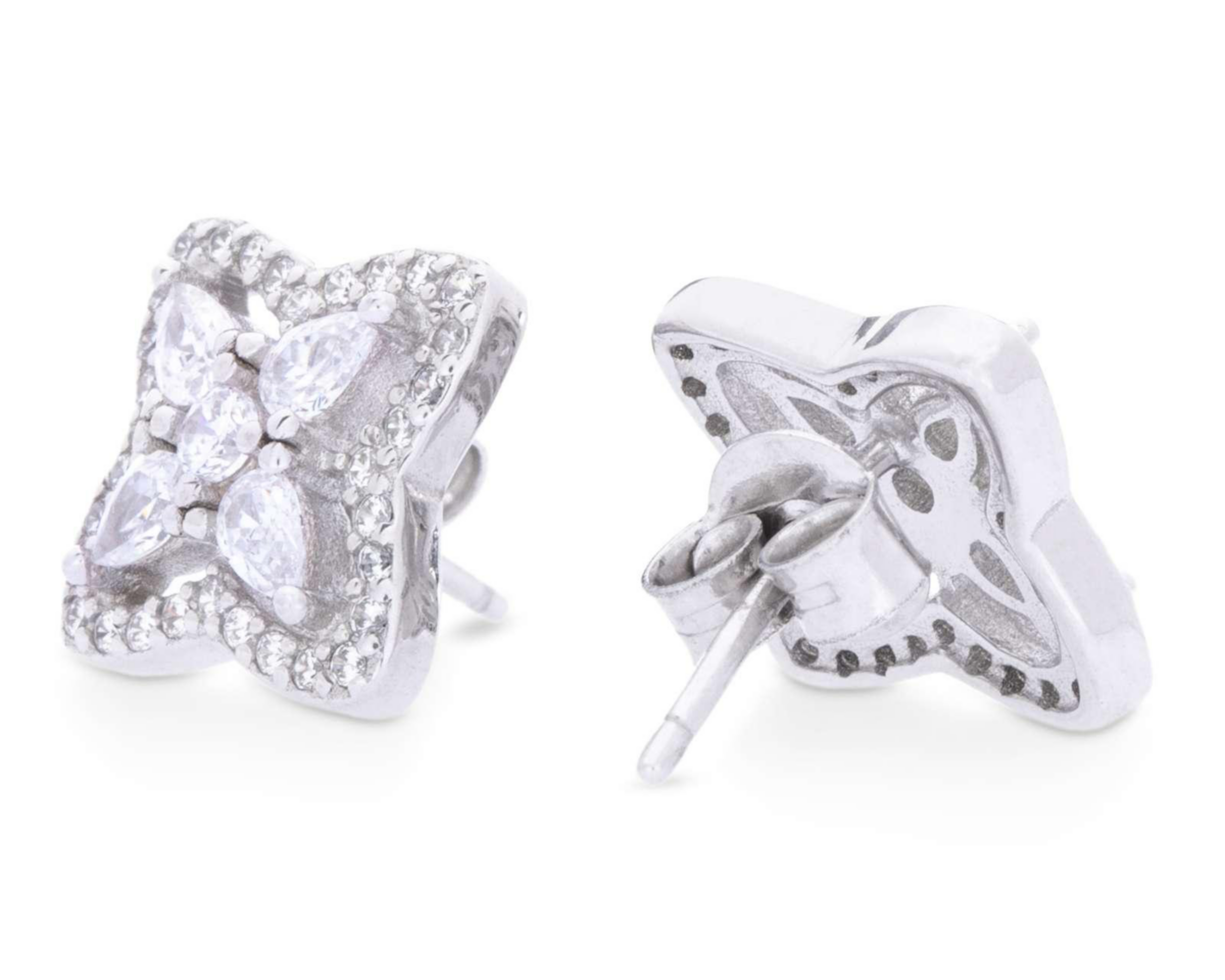 Foto 3 pulgar | Aretes de Plata Sahara