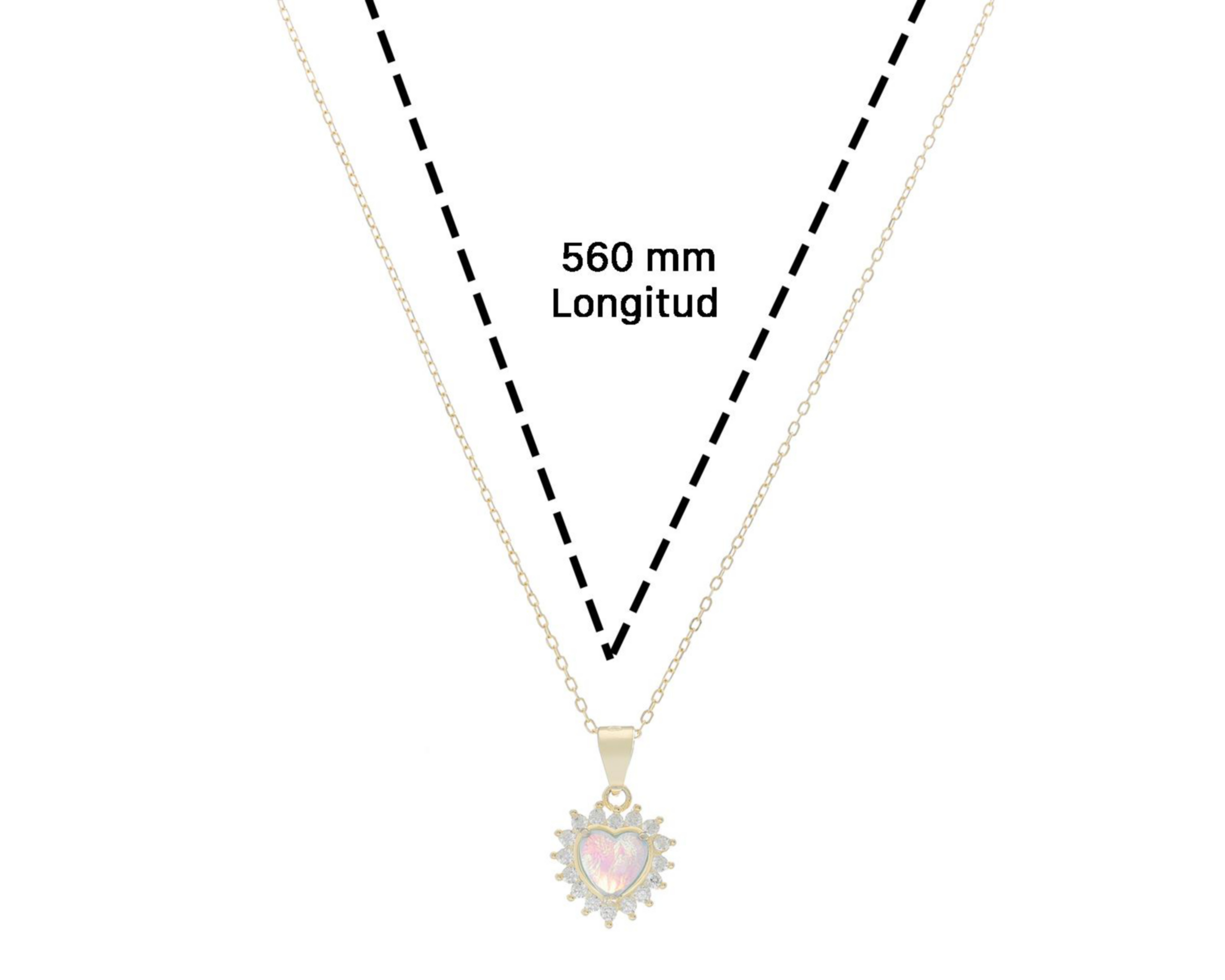 Foto 7 pulgar | Collar de Plata Olivia and Jackson