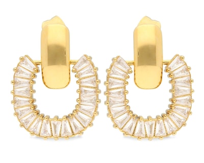 Foto 2 | Aretes de Acero Inoxidable Jennifer Lopez