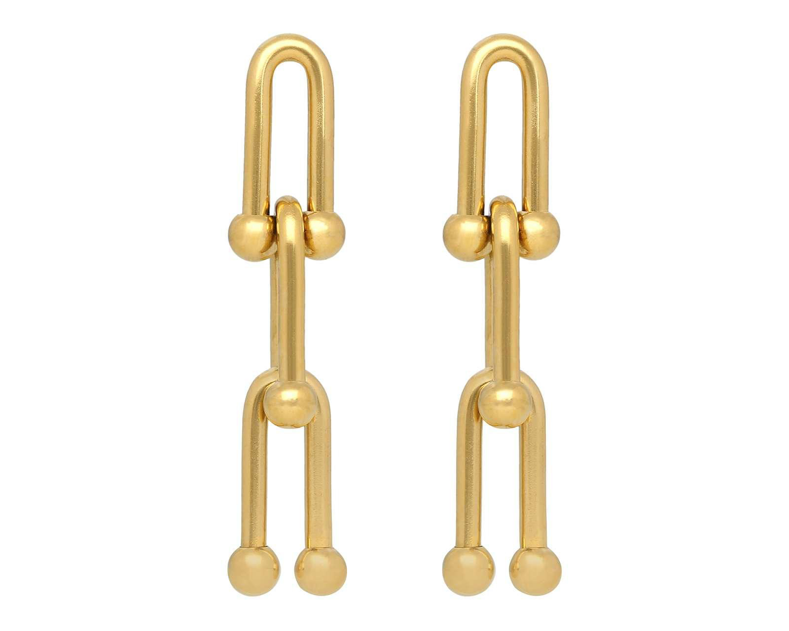 Foto 3 pulgar | Aretes de Acero Inoxidable Jennifer Lopez