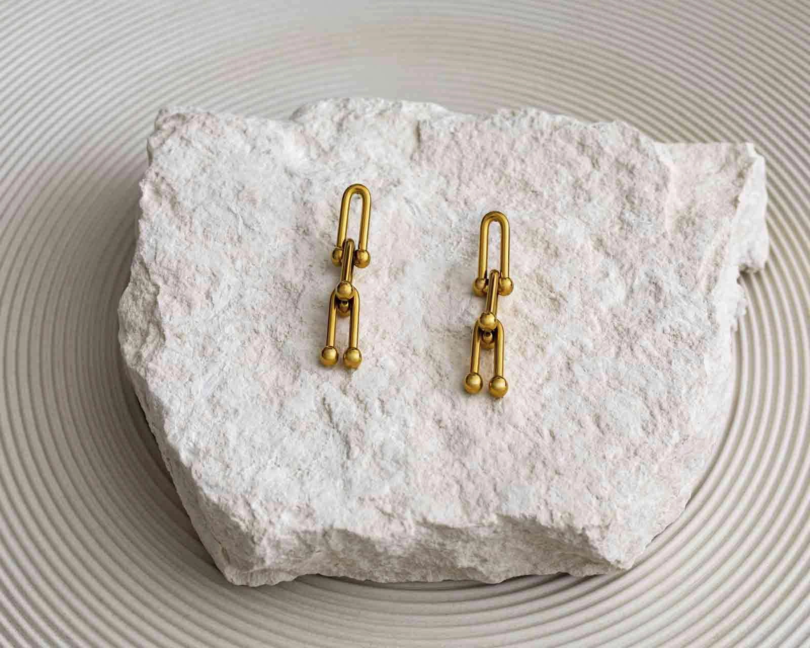 Foto 3 | Aretes de Acero Inoxidable Jennifer Lopez