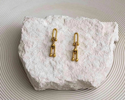 Foto 3 | Aretes de Acero Inoxidable Jennifer Lopez