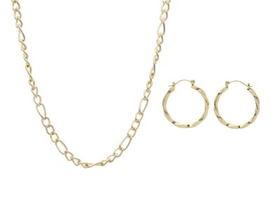 Foto 4 | Collar y Arracadas de Chapa de Oro 14K Paige Harper