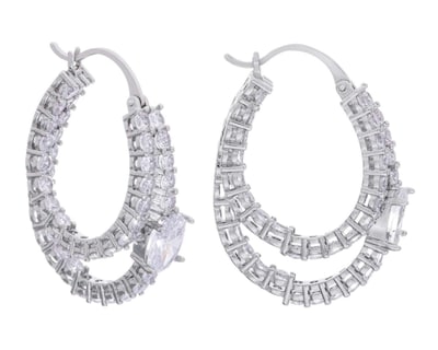 Foto 1 | Aretes de Bisutería Fina Bonjoulry